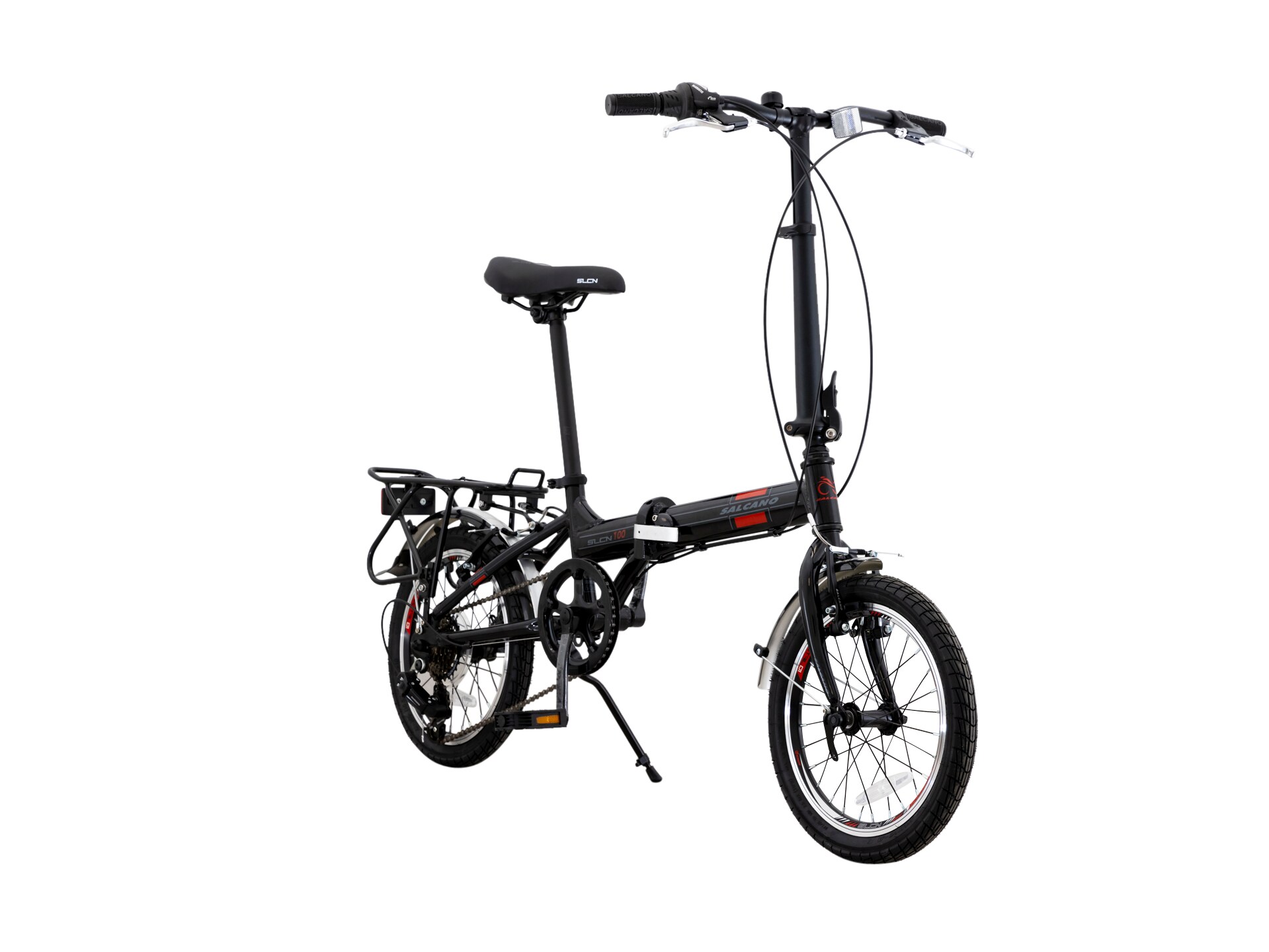 16" Aluminium Faltrad Klapp Fahrrad 16 Zoll Klapprad Shimano 6Gang - Bild 1