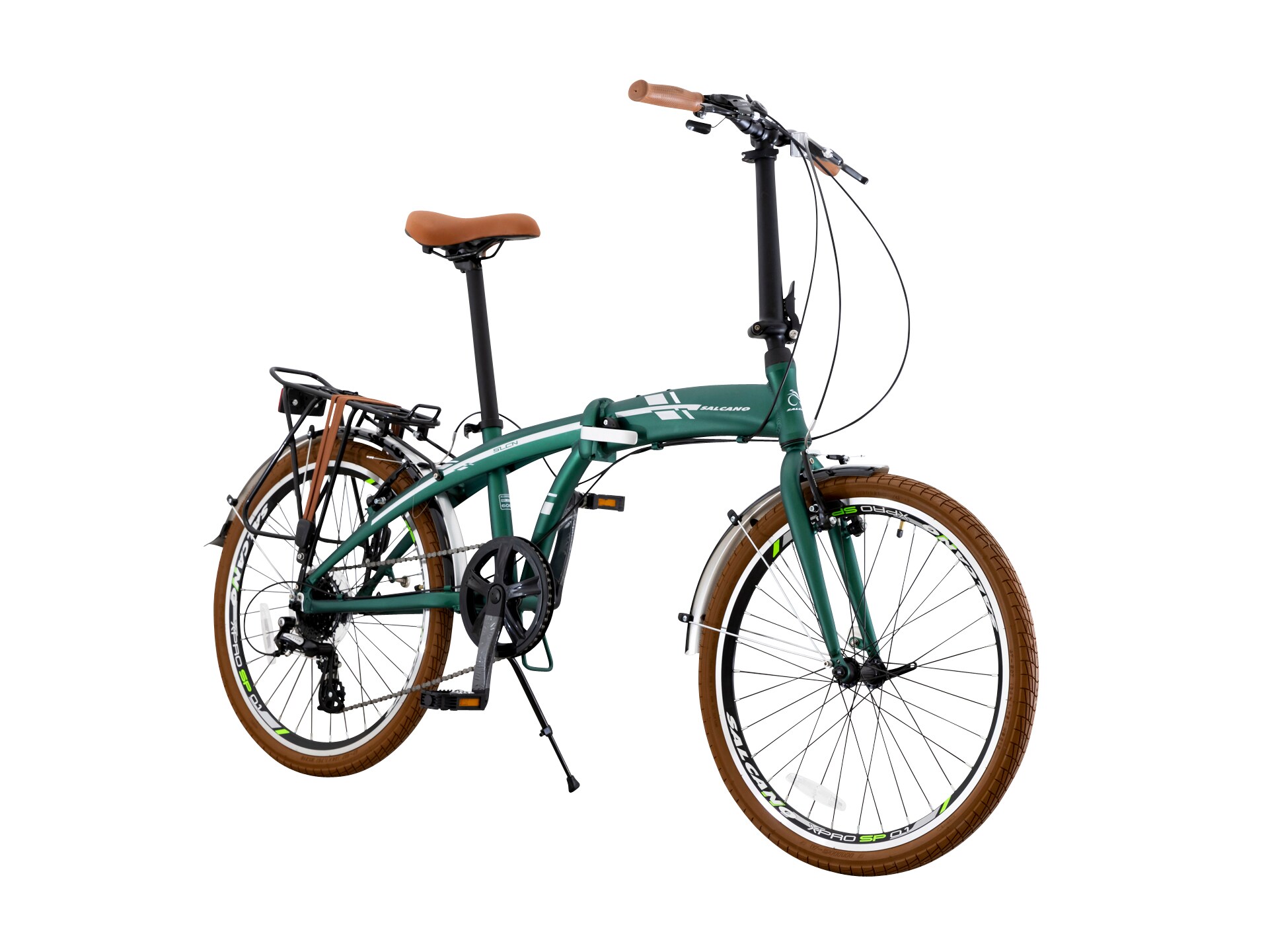 Faltrad Klapprad 24" Zoll Fahrrad Cityrad Alloy Shimano 8 Gang Foldrider - Bild 1