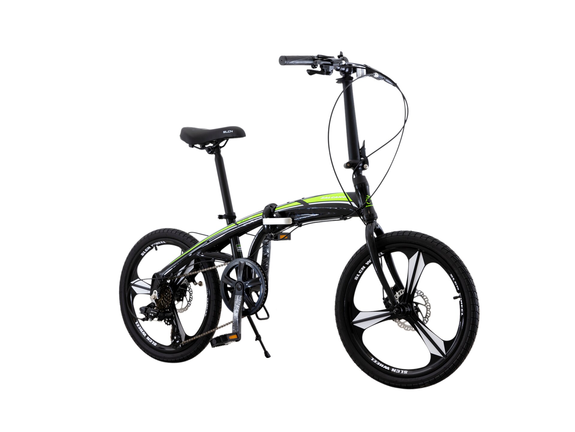 Faltrad Klapprad 20" Zoll Fahrrad MTB Alloy Shimano 6 Gang Foldrider Scheibenbremse - Bild 1