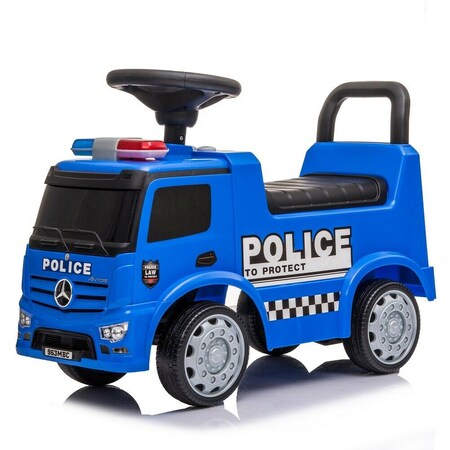 Mercedes-Benz Police Polizei Rutschauto LED Rutscher Kinderauto