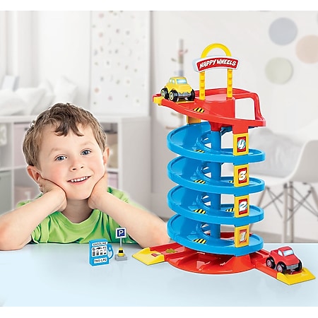 Parkgarage Parktower Spielzeug Kinder Autogarage Parkhaus Garage Spielzeugautos 