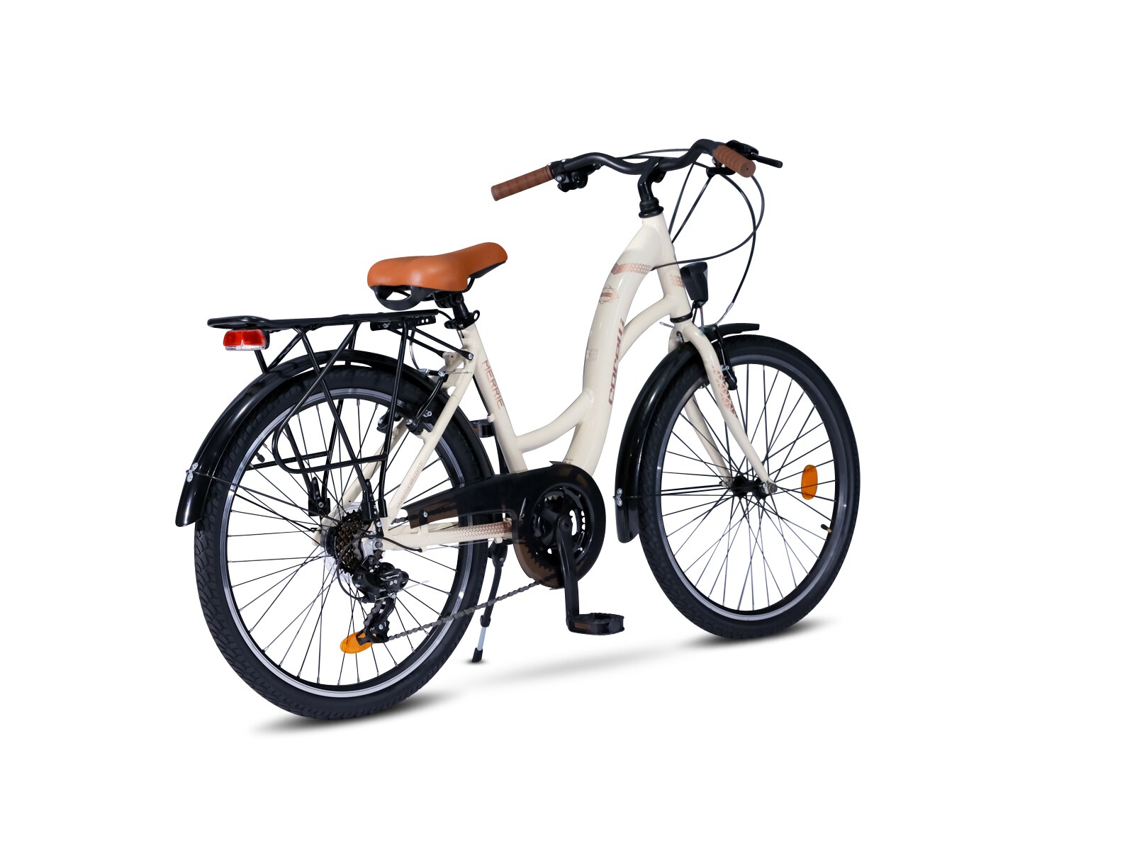 24" Zoll Alu City Bike M&auml;dchen Fahrrad Kinderfahrrad Shimano 21 Gang Rh 38cm - Bild 1