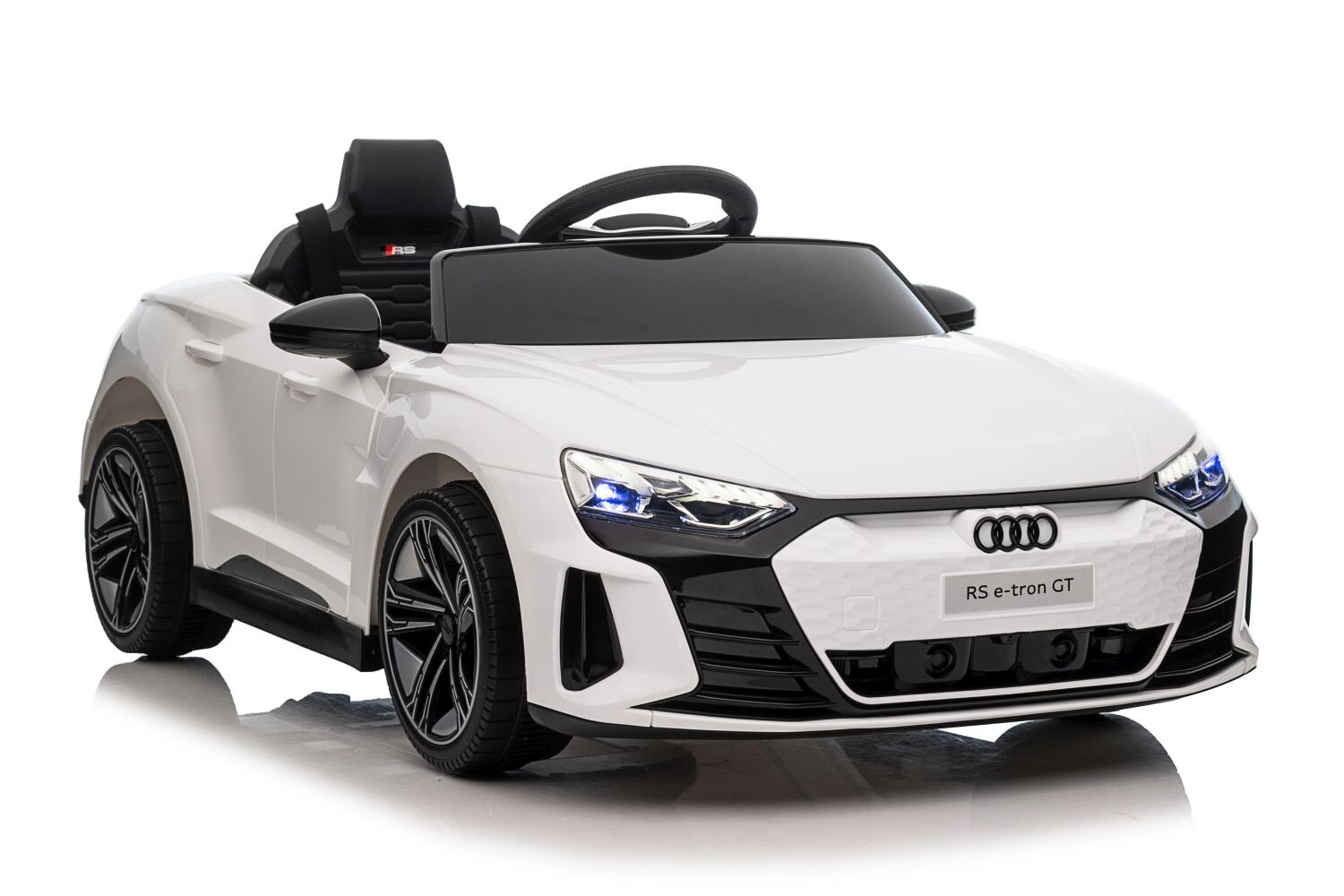 Audi GT Kinder Elekto auto Kinderauto Kinderfahrzeug Kinder Elektroauto E-Tron  wei&szlig; - Bild 1