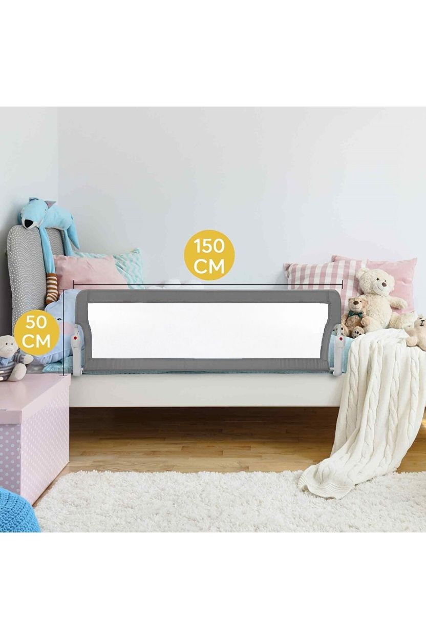Kleinkind Bettschutzgitter Fallschutzgitter Bettgitter 90/120/150 cm Faltbar 150 cm - Bild 1