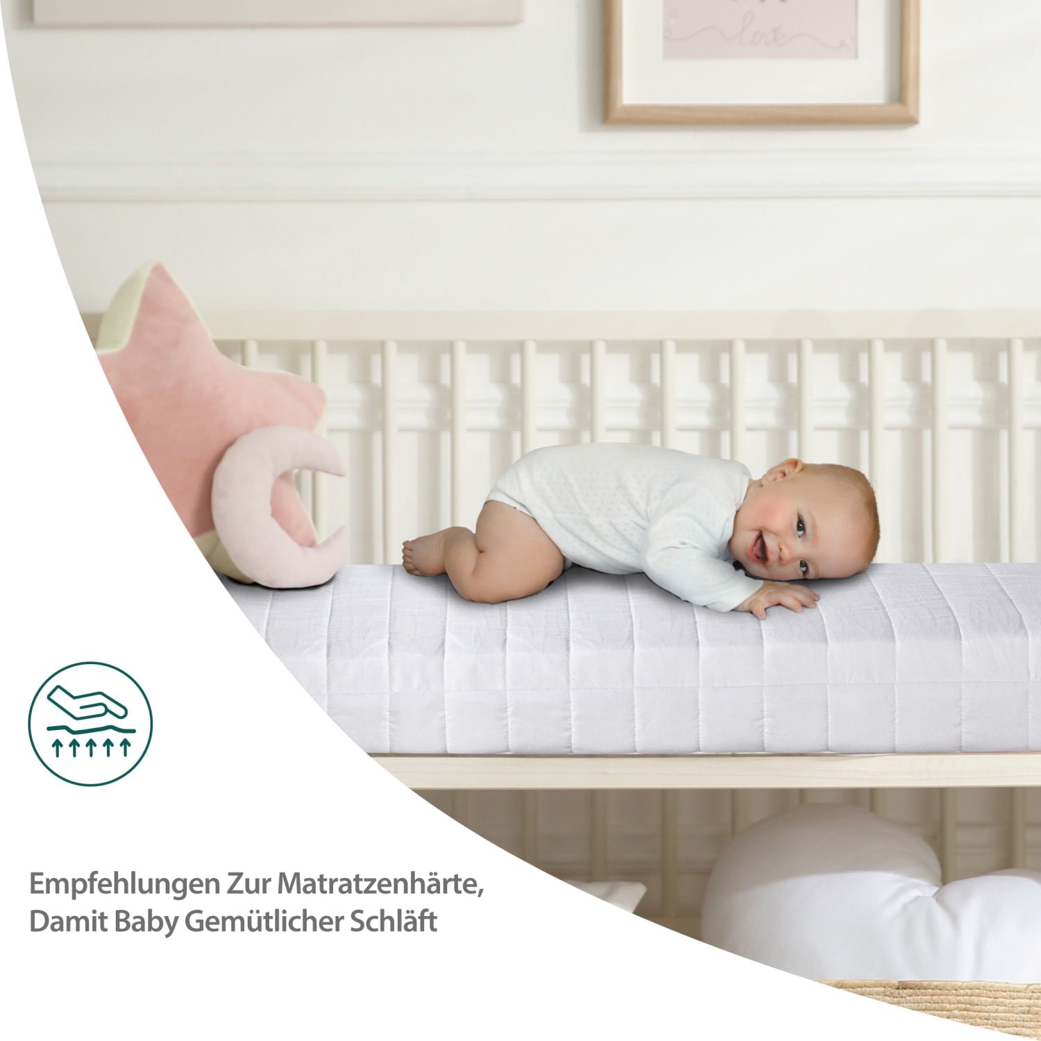 Comfort Matratze Komfortschaum Rollmatratze H&auml;rtegrad 3 (H3) 70x140cm - Bild 1