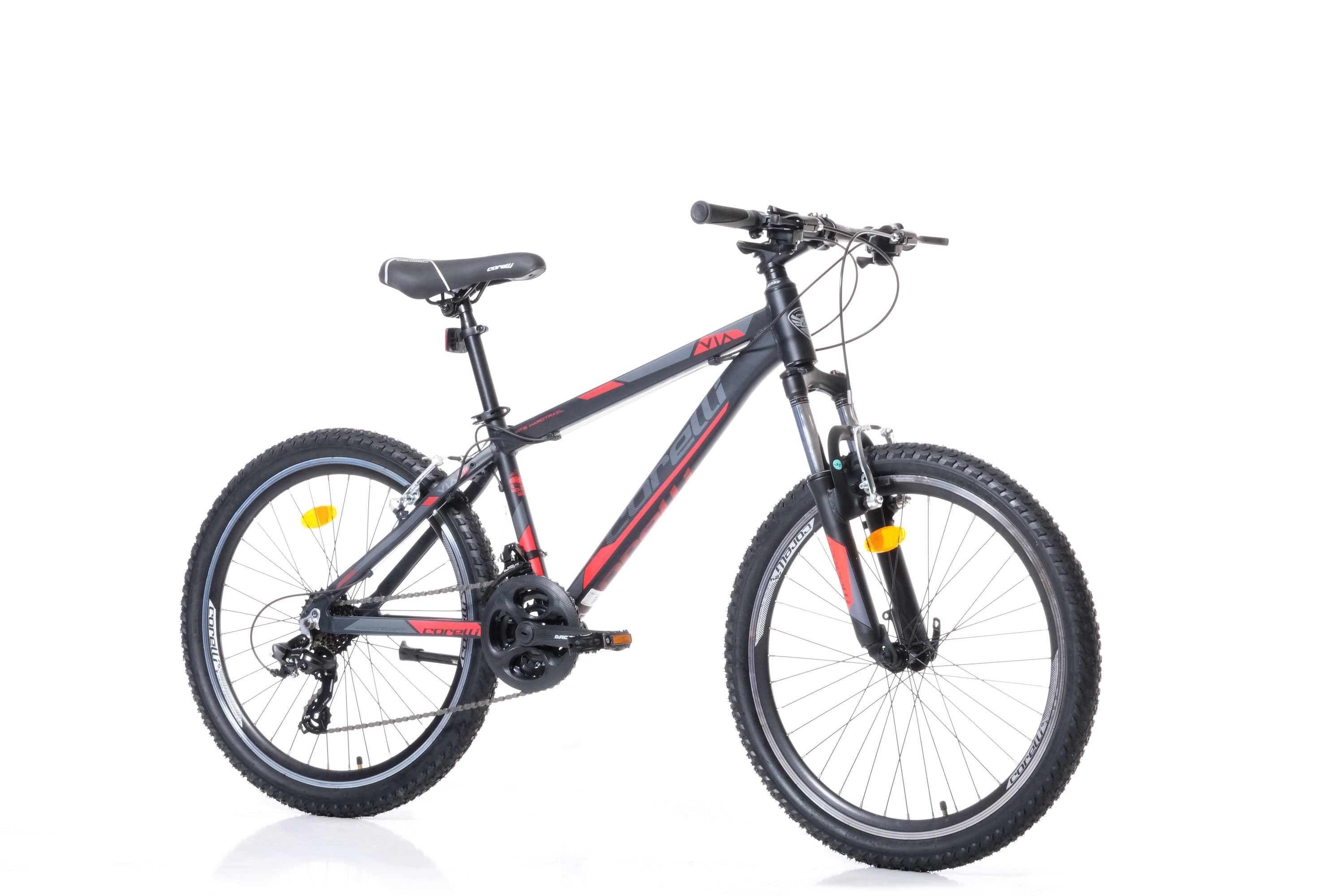 24 Zoll Mountainbike Fahrrad Alu Rad 24" MTB Federung 21Gang Hardtail - Bild 1