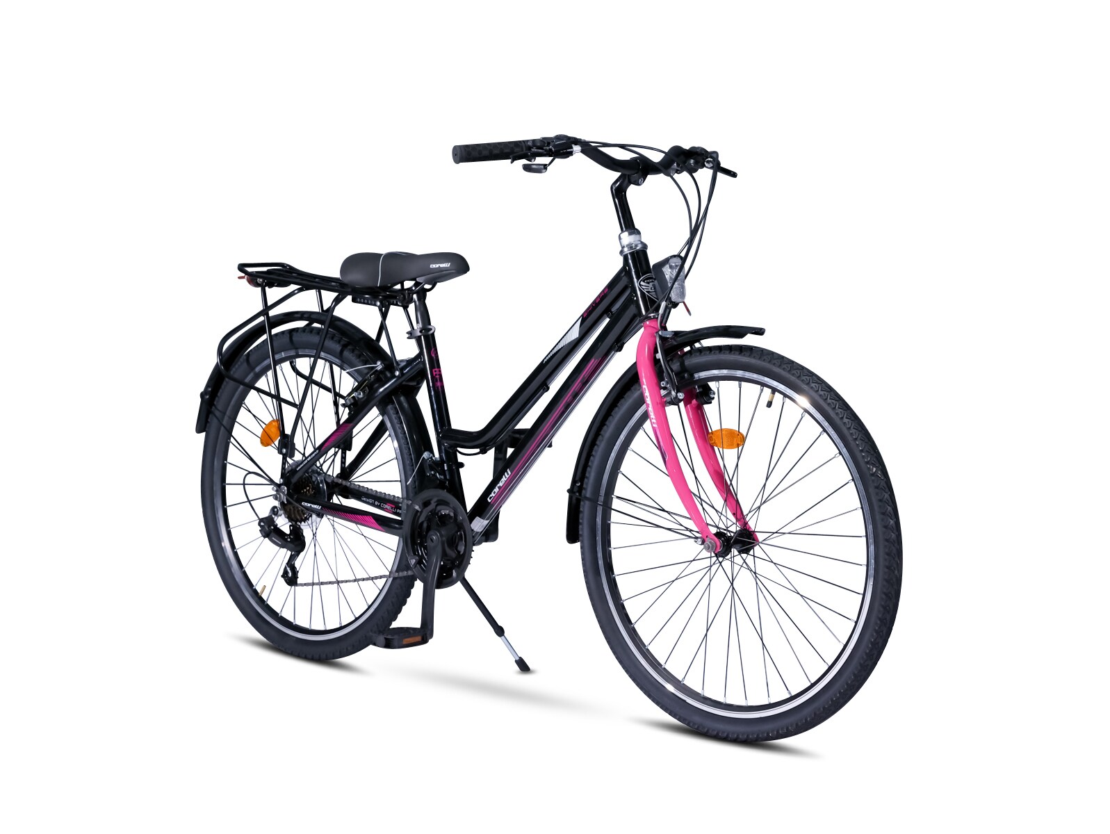 24 Zoll Alu Fahrrad Cityrad 24 M&auml;dchen Fahrrad Rad 21G Rh 38 cm STVO - Bild 1