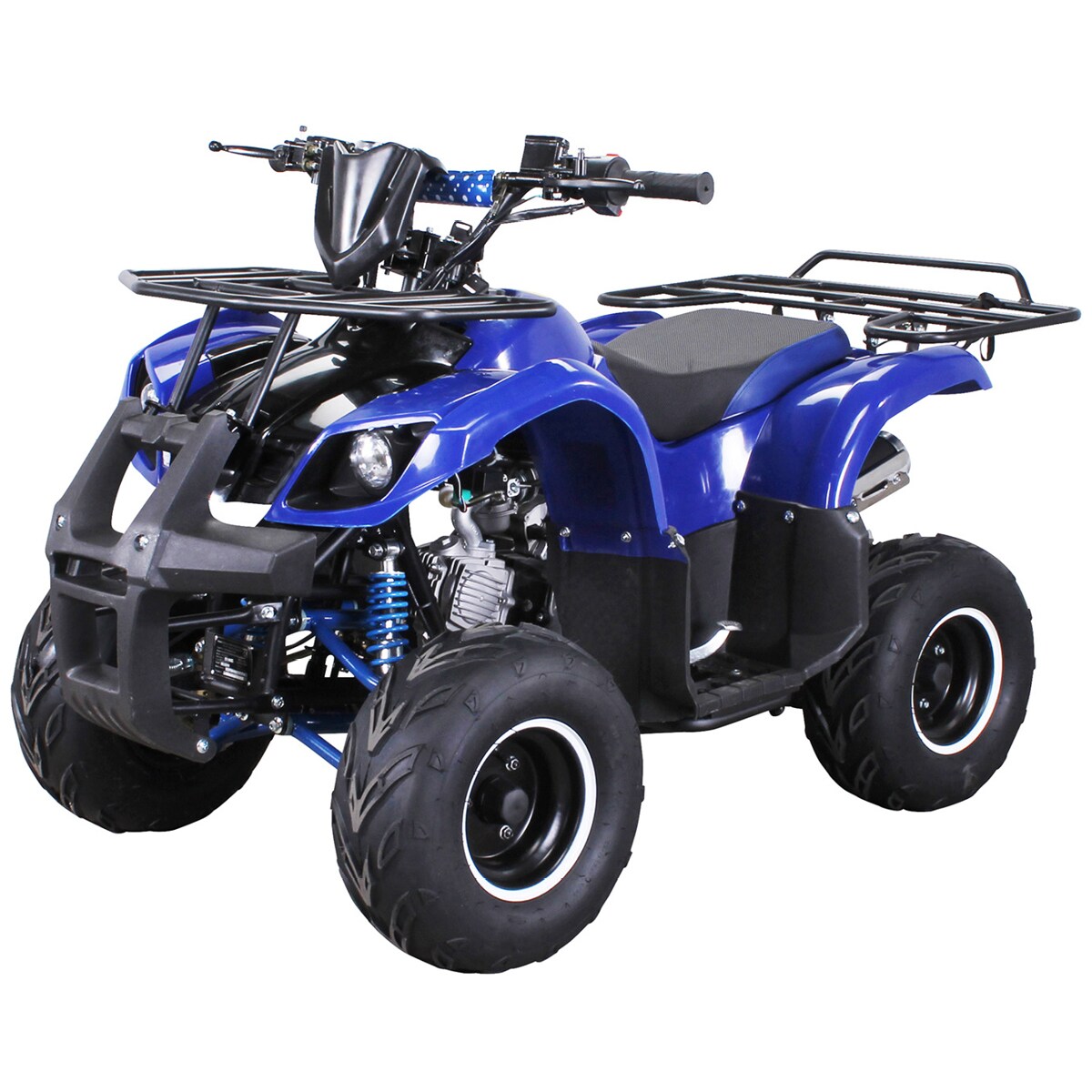 Elektro-Kinderquad S-8 Farmer, Midi-Quad mit 1000 Watt, Scheiben-/Trommelbremsen, bis 20 km/h, ab 8 (Blau) - Bild 1