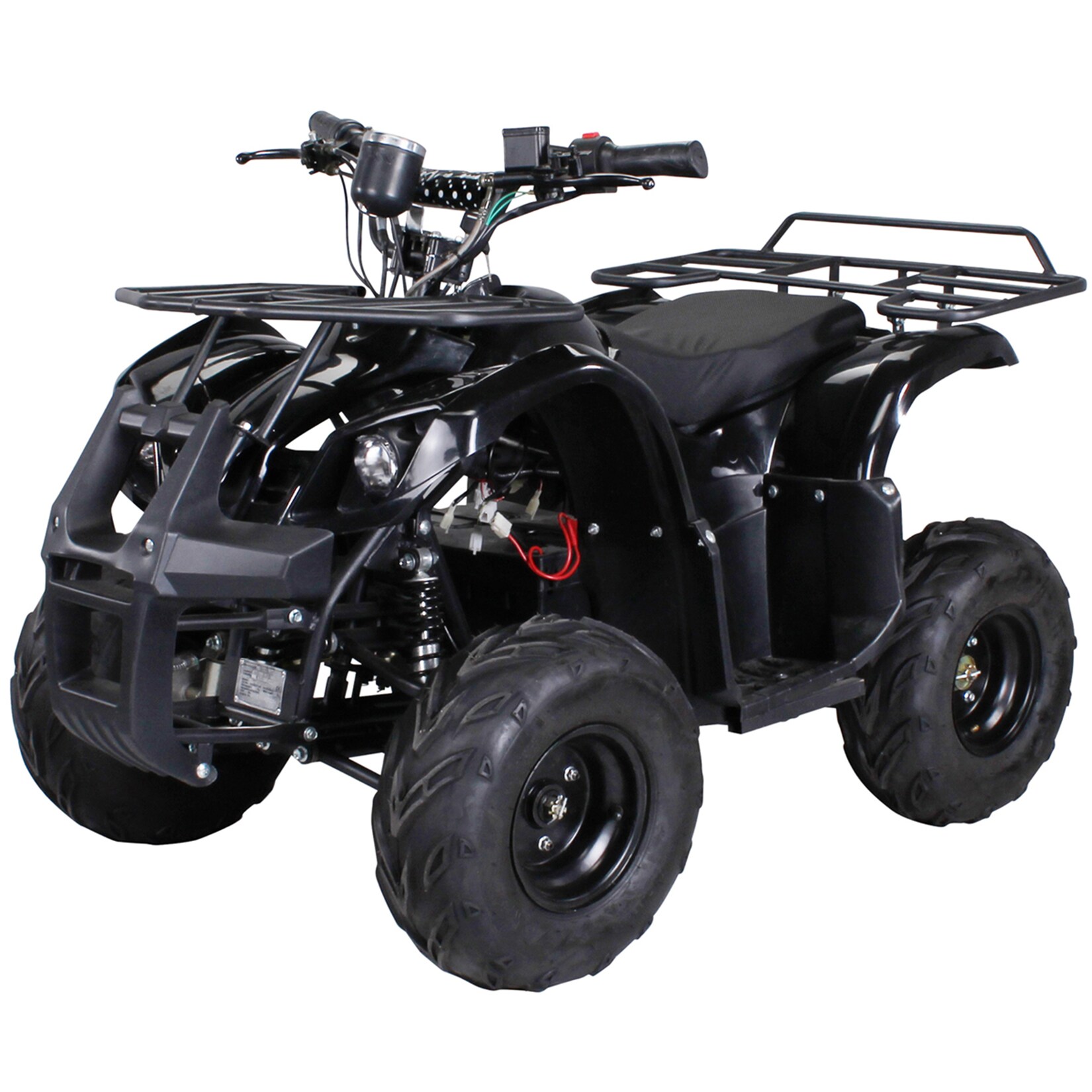 Elektro-Kinderquad S-8 Farmer, Midi-Quad mit 1000 Watt, Scheiben-/Trommelbremsen, bis 20 km/h, ab 8 (Schwarz) | 01101077474004