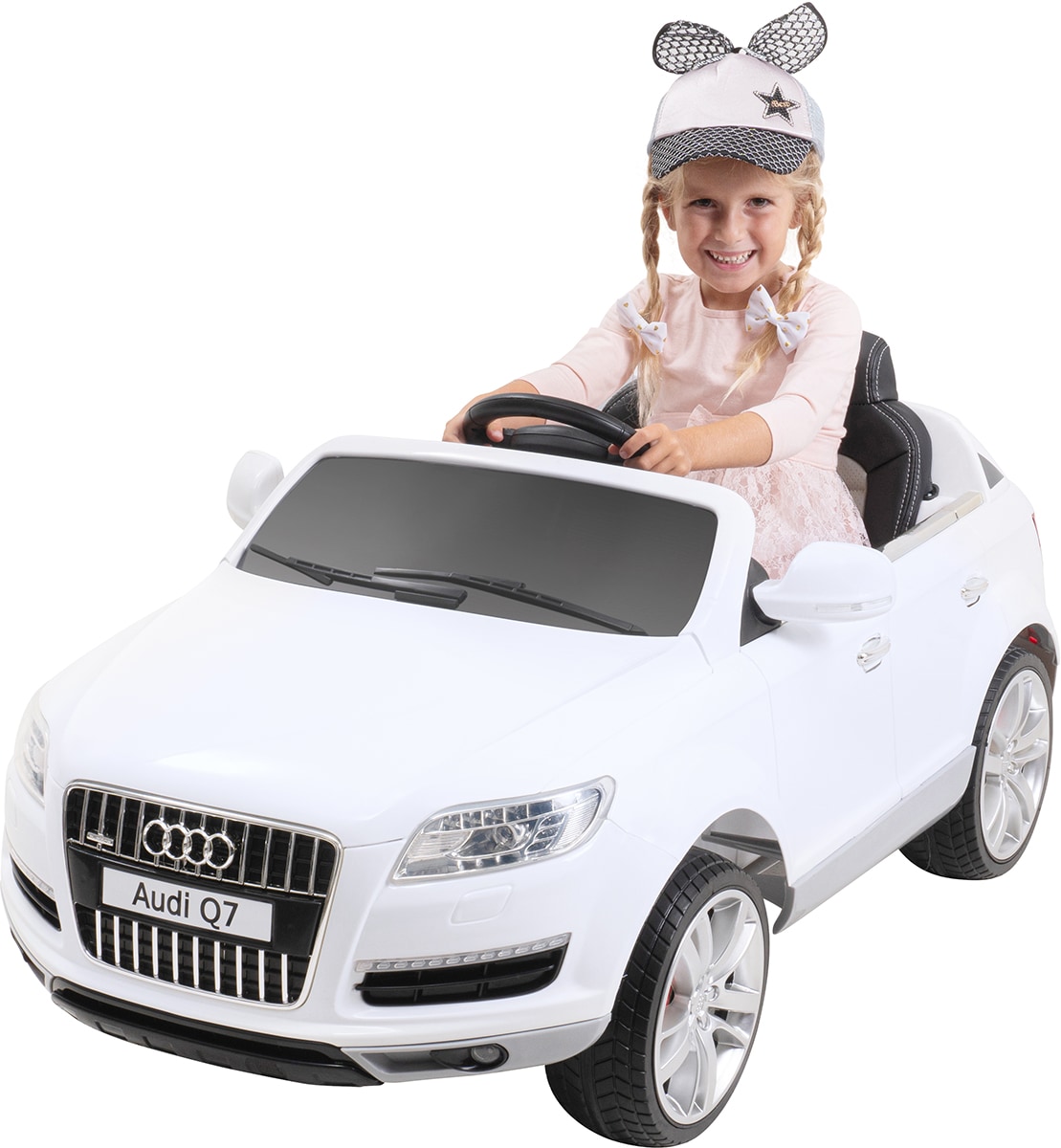 Kinder-Elektroauto Audi Q7 4L Lizenziert (Wei&szlig;) - Bild 1