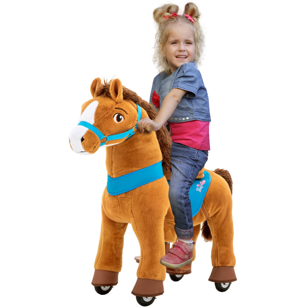 Ponycycle Amadeus, Small, E-Serie, Spielpferd zum Reiten, 3-5 Jahre, Handbremse, rutschfeste Pedale - Bild 1