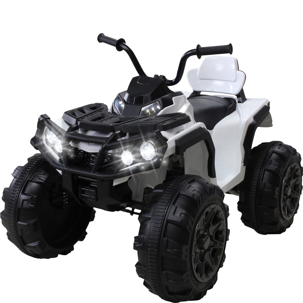 Kinderquad Bumper, Kinder-Elektroauto mit Fernbedienung, 70 Watt, Sto&szlig;d&auml;mpfer, Bremsautomatik, LED (Wei&szlig;) - Bild 1