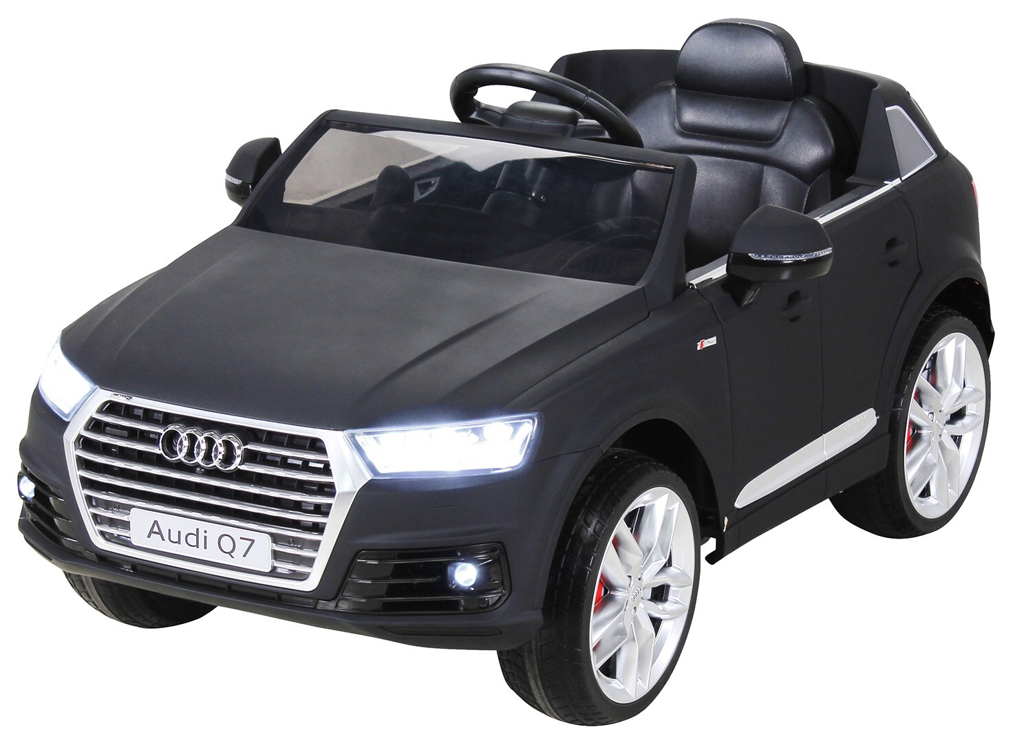 Kinder-Elektroauto Audi Q7 4M Lizenziert (Schwarz Matt) - Bild 1
