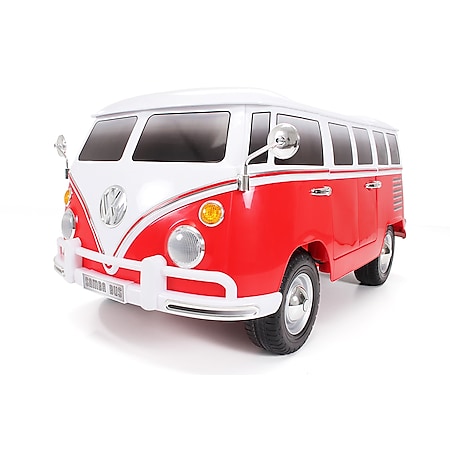 Kinder-Elektroauto VW Bus Bulli T1 Samba Camper (Weiß/Rot) online kaufen  bei Netto