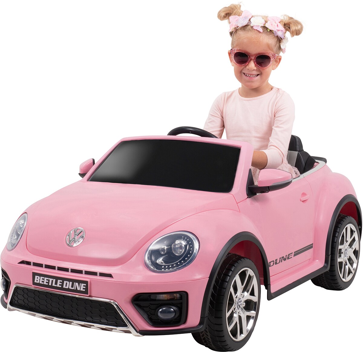 Kinder-Elektroauto VW Beetle Lizenziert (Pink) - Bild 1
