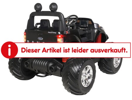 Ford Ranger Monster Truck 4WD schwarz Elektro Für Kinder 12 Volt