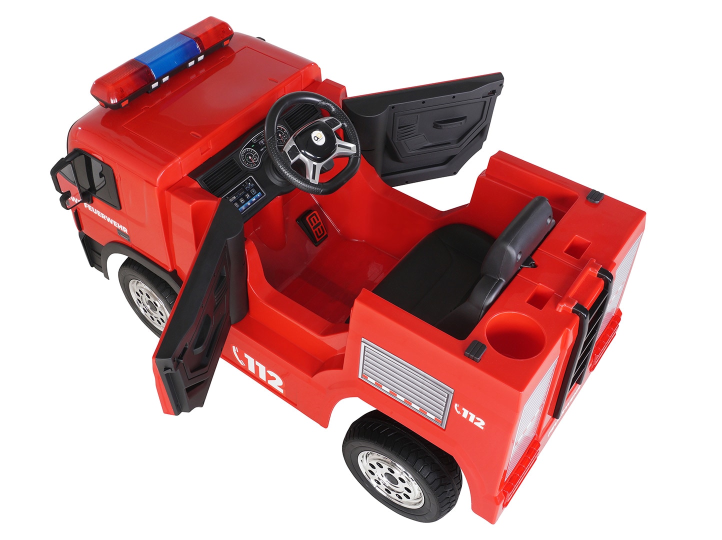 MOMOSTAR Feuerwehrauto Ferngesteuert, 1:18 Feuerwehr Auto Mit Licht Sound Wasserspritz, Feuerwehrauto Spielzeug Für Kinder Ab 3 4 5 6 Jahre, Groß Feuerwehr Spielzeugauto Geschenk Für Junge