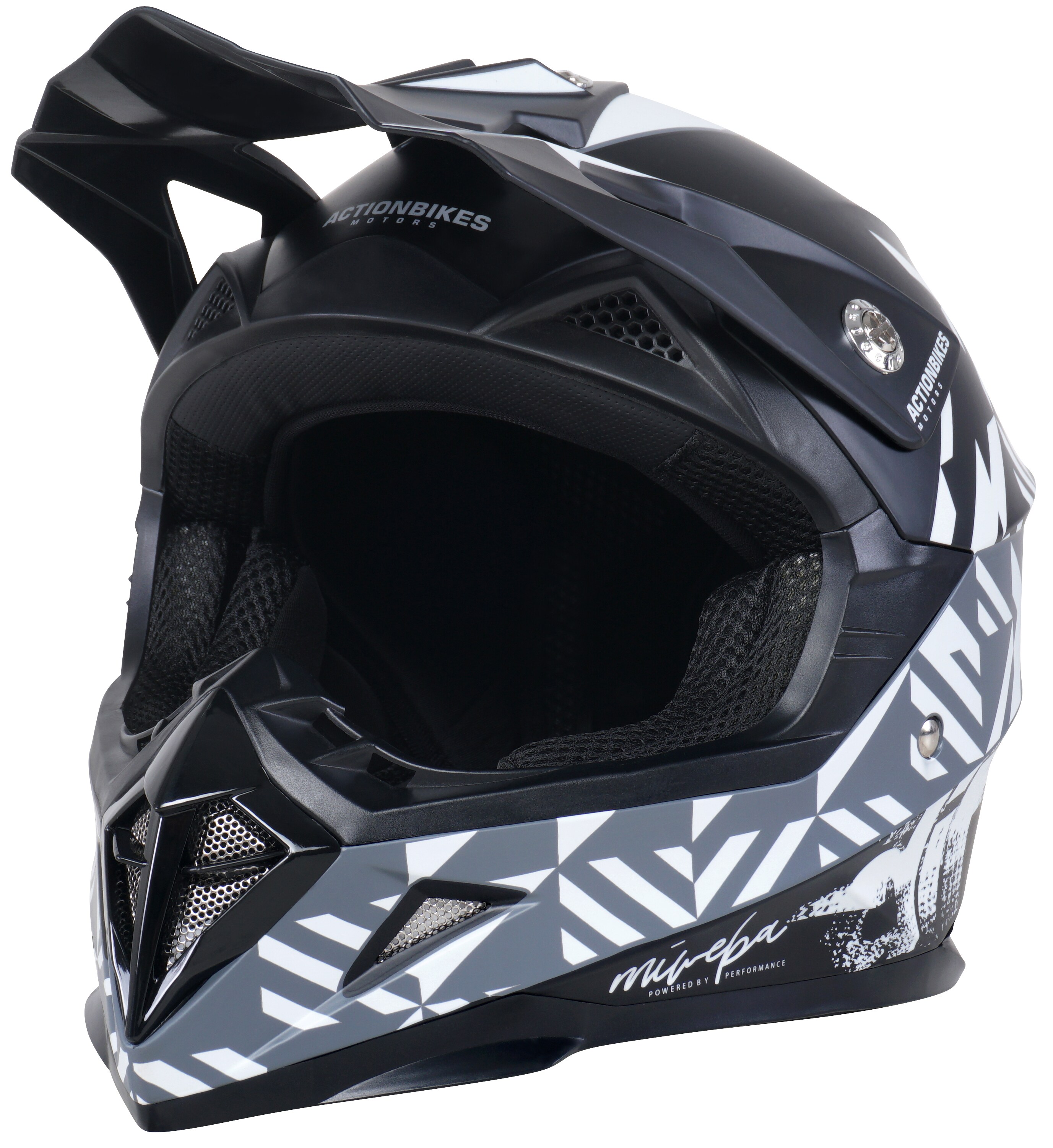 Crosshelm f&uuml;r Kinder, Hornet, Kinderhelm, 6 Farben, Stra&szlig;enzulassung ECE 22/05 Norm, Kinnverschluss  (Schwarz, M (57-58cm)) - Bild 1