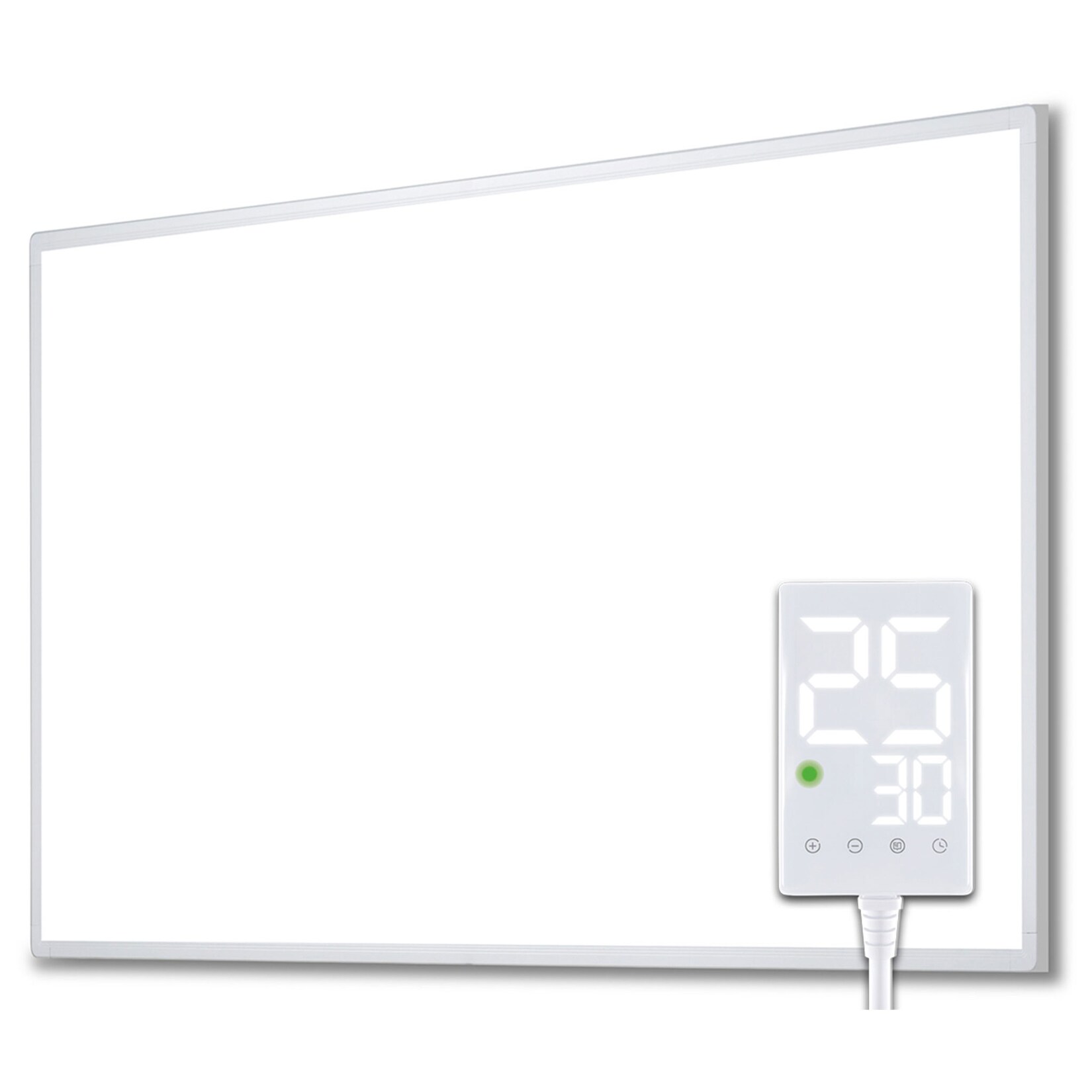 Heidenfeld Infrarotheizung HF-HP100-3, m. Thermostat, weiß, 300-1200 Watt, 10 J. Garantie (600 Watt)