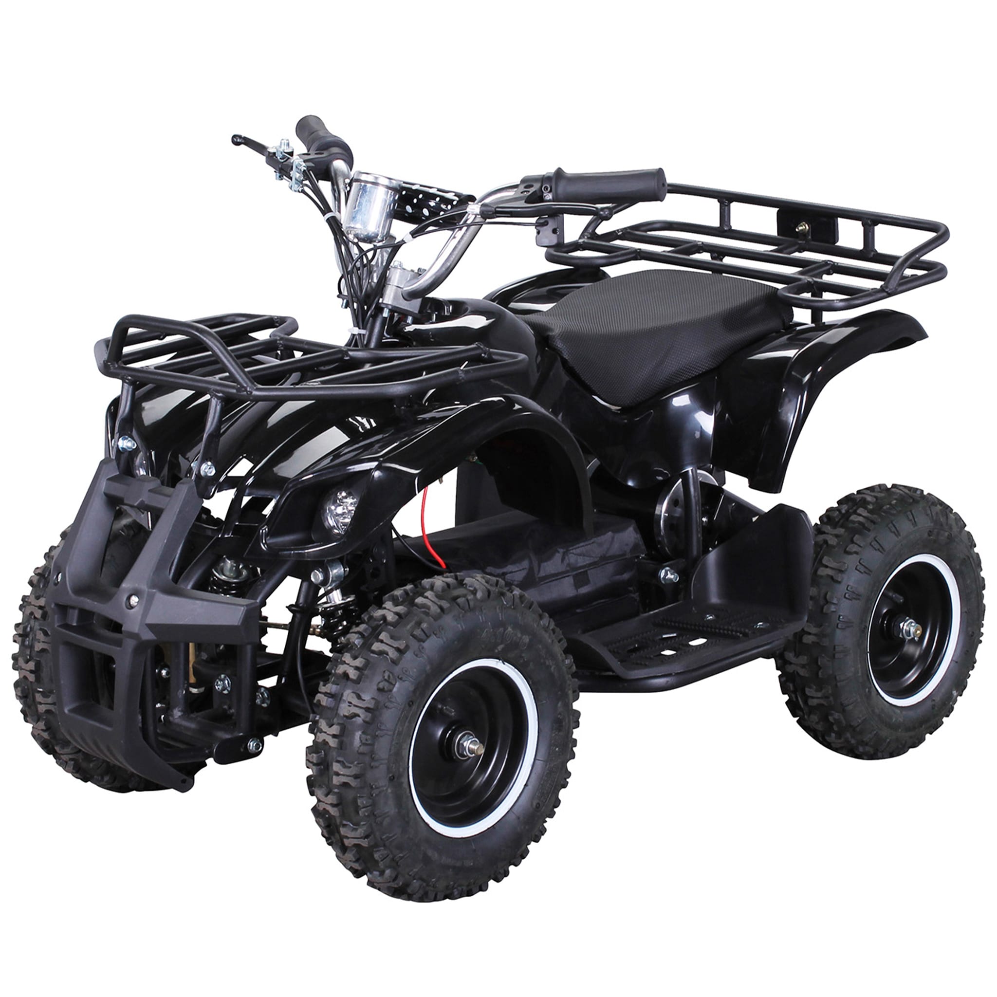 Elektro-Kinderquad Torino, 1000 Watt, Pocket-Quad mit Scheibenbremsen, 24 km/h, 3 x 12-Volt-Batterie (Schwarz) - Bild 1