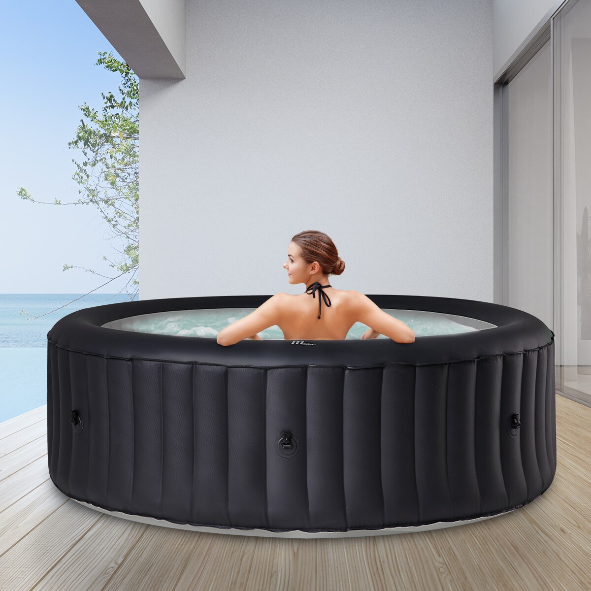 Miweba MSpa Whirlpool Urban Rimba U-RB061 f&uuml;r 6 Personen mit M-ONE und Ozon-UV-C-Desinfektion - Bild 1