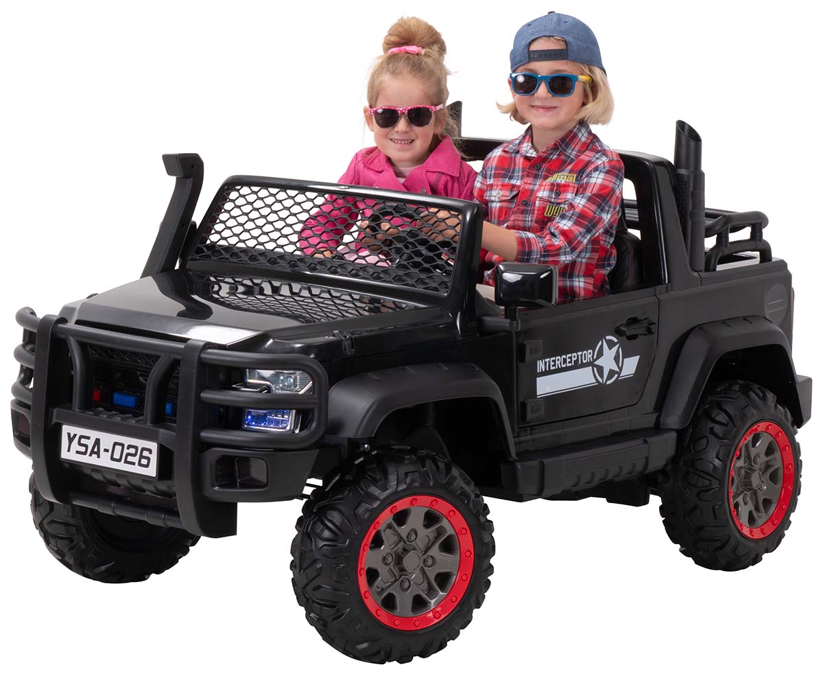 Kinder-Elektroauto Jeep Bigfoot, 400 Watt, 24-V-Batterie, Heckklappe, Federung, LED, EVA-Reifen - Bild 1