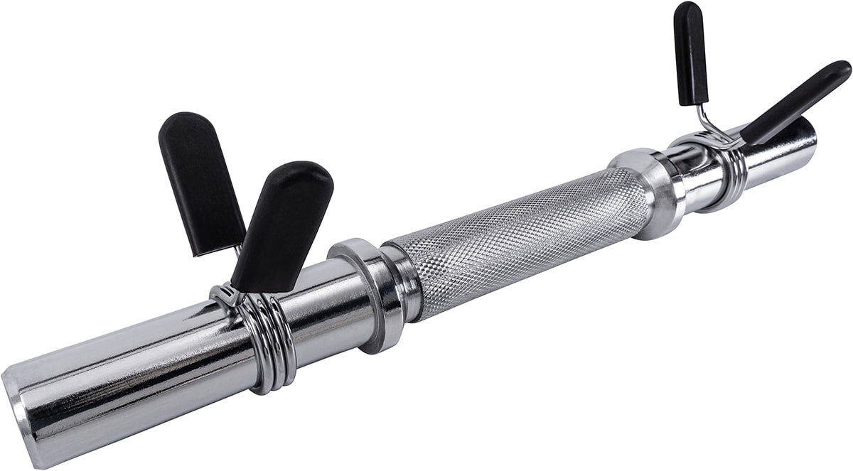 Miweba Sports Kurzhantelstange KH101, Federverschluss, 35cm, &Oslash;30mm, bis 40 kg, Stahl, einzeln o. Set (1 St&uuml;ck) - Bild 1