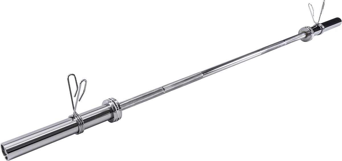 Miweba Sports Profi Langhantelstange Olympia LH501, Federverschluss, 180cm, &Oslash; 50mm, bis 320kg, Stahl - Bild 1