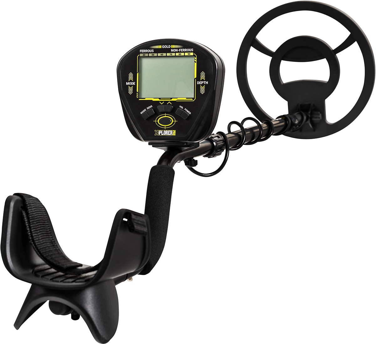Craftfull Metalldetektor XPlorer Pro, Komplettset, Pinpoint-Modus, wasserdichte Spule, 30 cm Tiefe - Bild 1