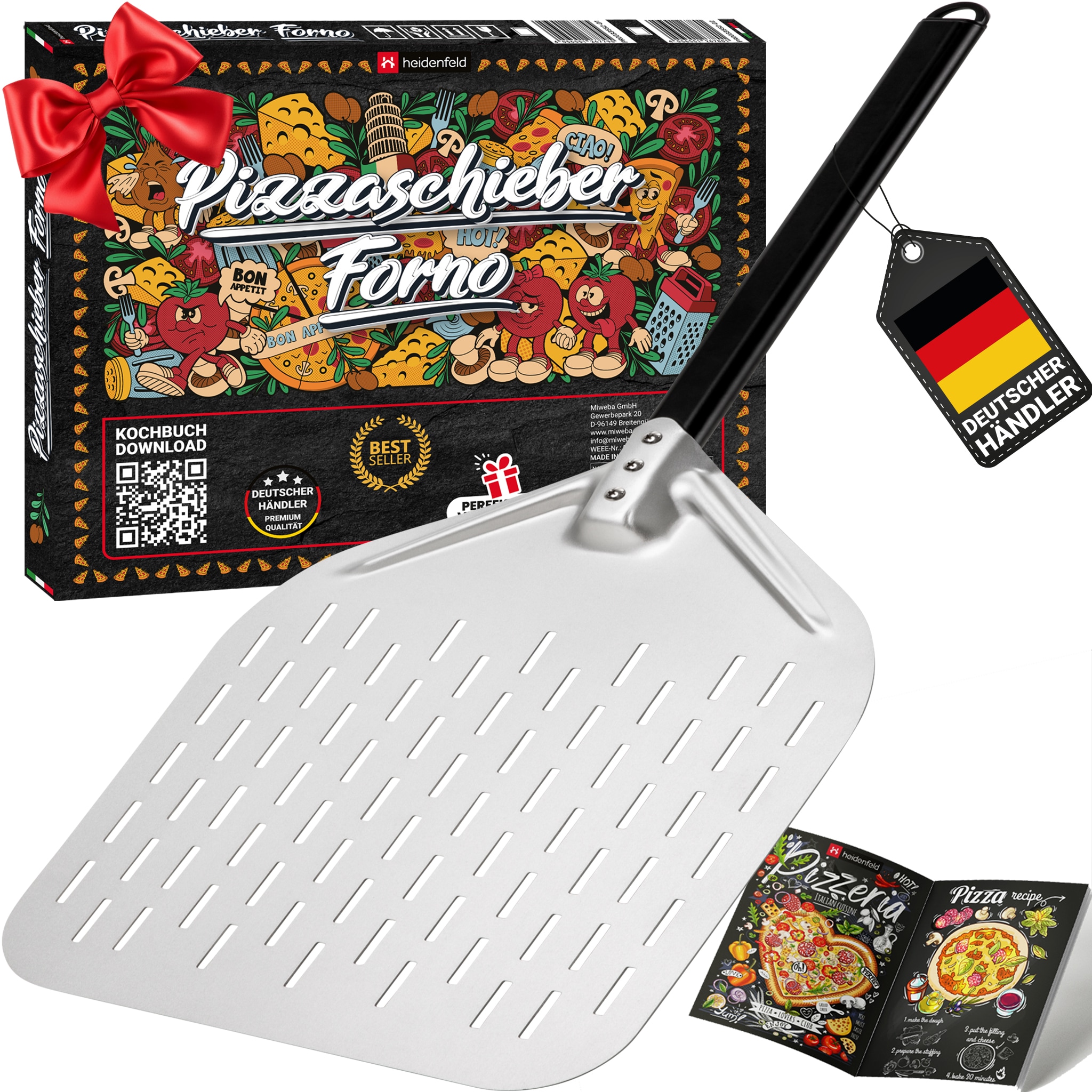 Heidenfeld Pizzaschieber Forno (13 Zoll) - Bild 1