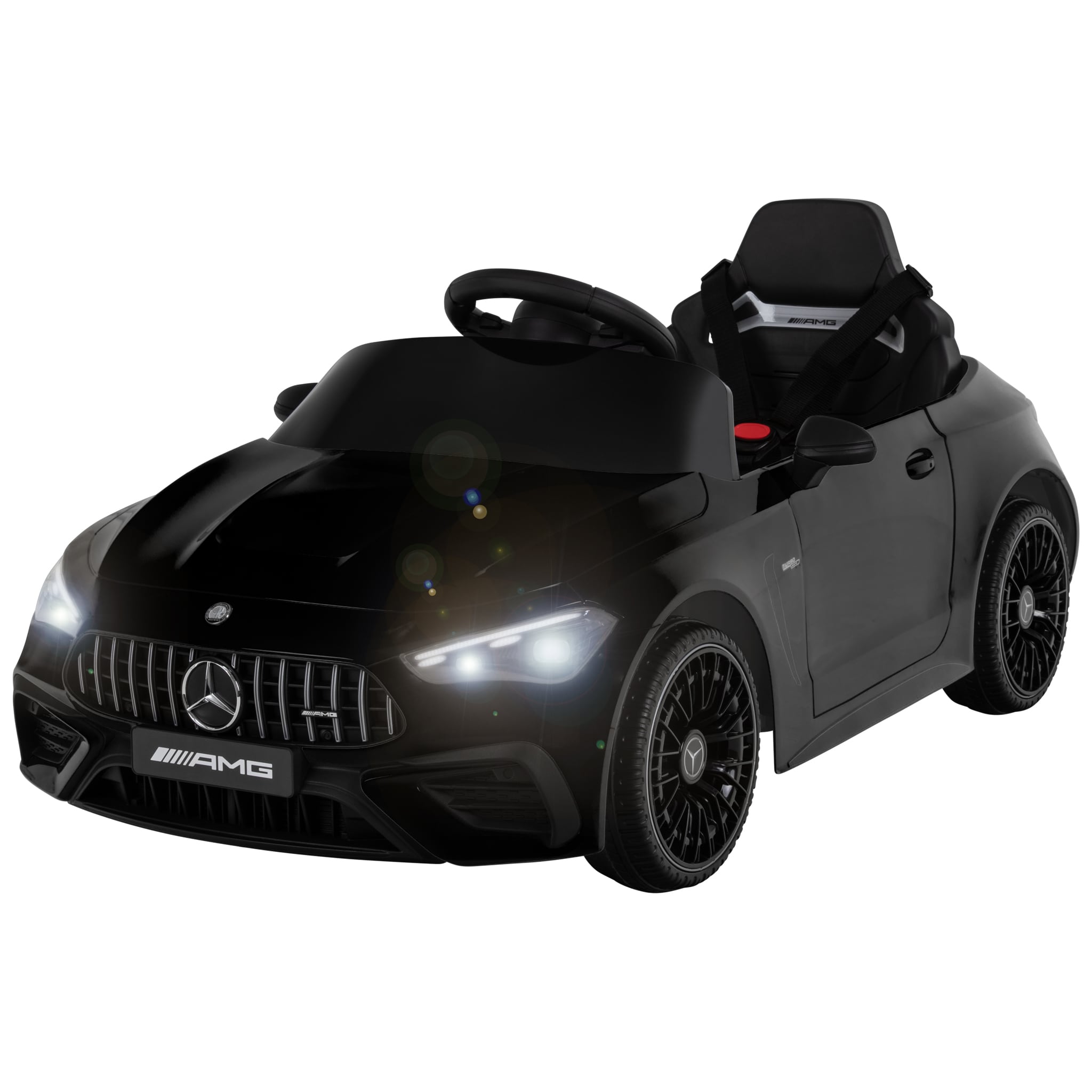 Kinder-Elektroauto Mercedes AMG CLE 53, Bremsautomatik, 3-5 km/h, Soft-Start, LED, Fernbedienung - Bild 1
