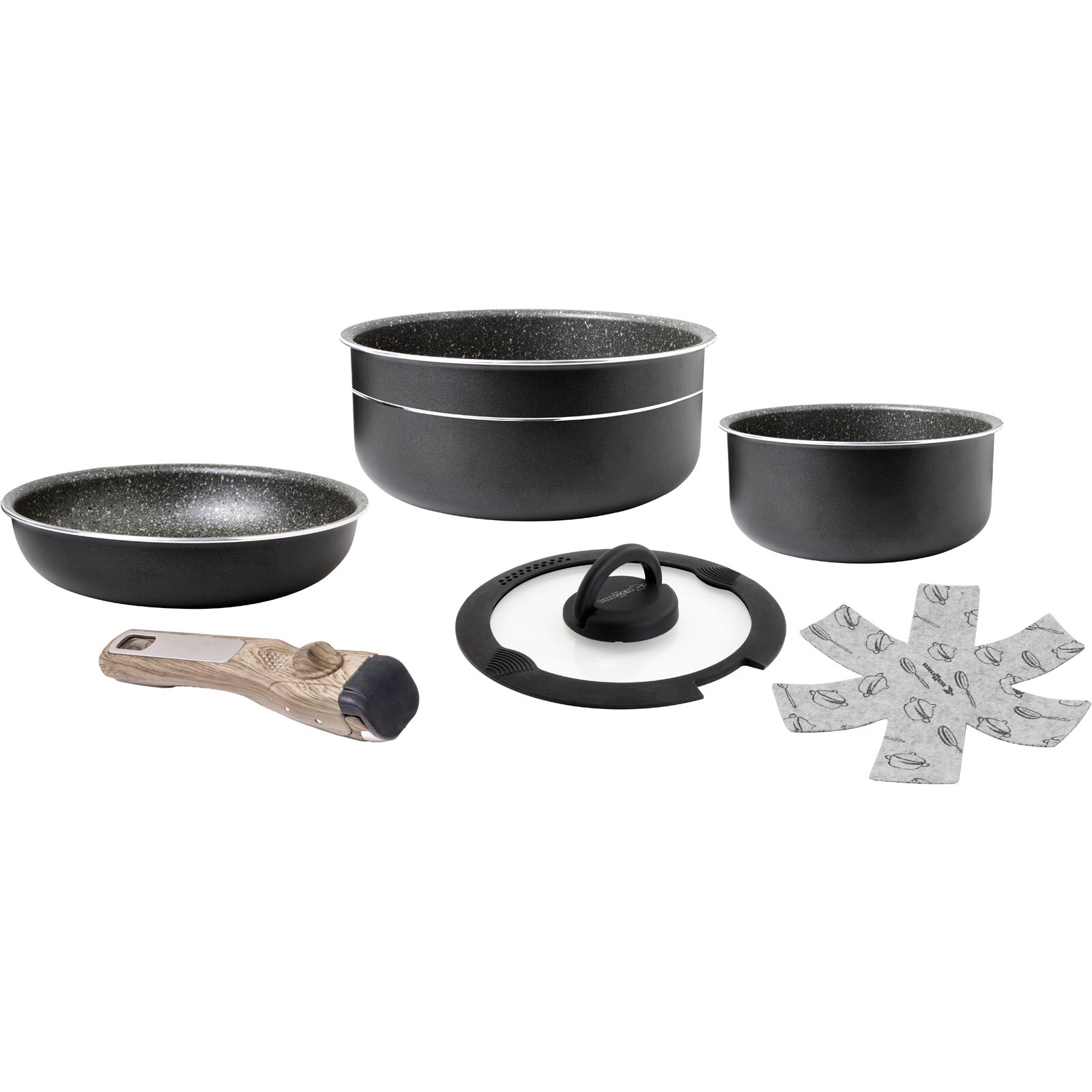 BRUNNER Camping Koch Geschirr Set Pirate Spacemaster Mini 20 Outdoor Topf Pfanne - Bild 1