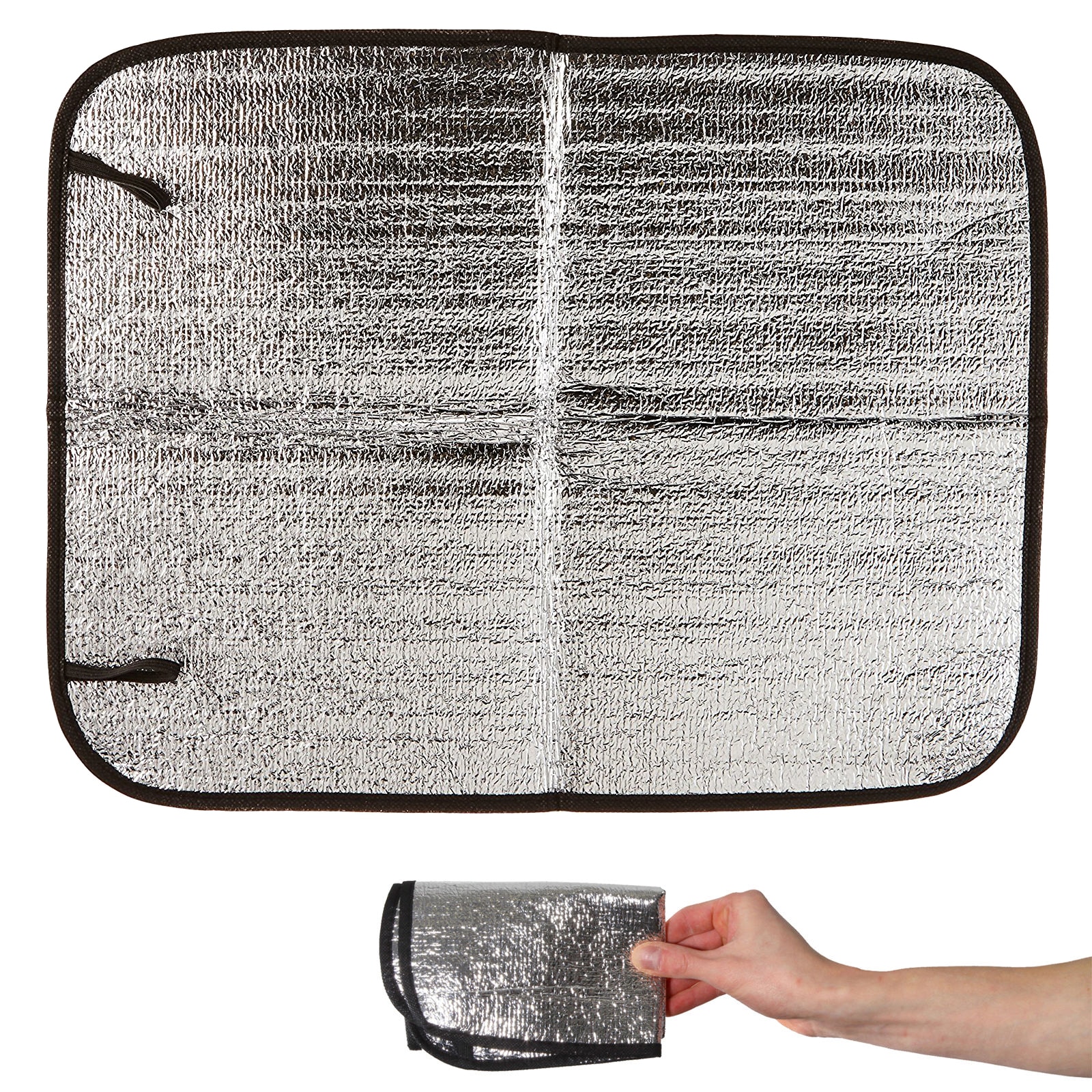 OUTDOOR Alu Sitzkissen Thermo Kissen Sitzunterlage Stadion Camping Angeln Jagd - Bild 1