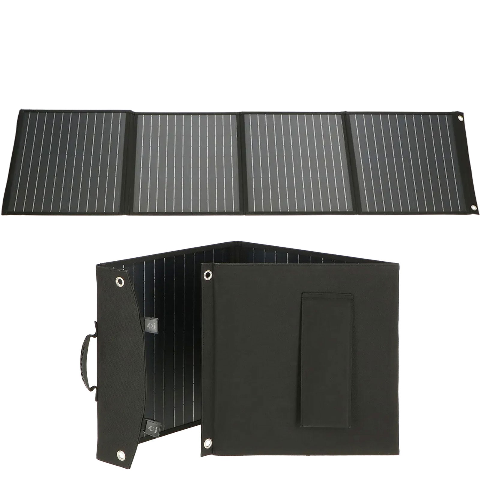 MESTIC Solarpanel Solarmodul MSFO-200 Camping Outdoor Tragbar Faltbar PERC 200 W - Bild 1