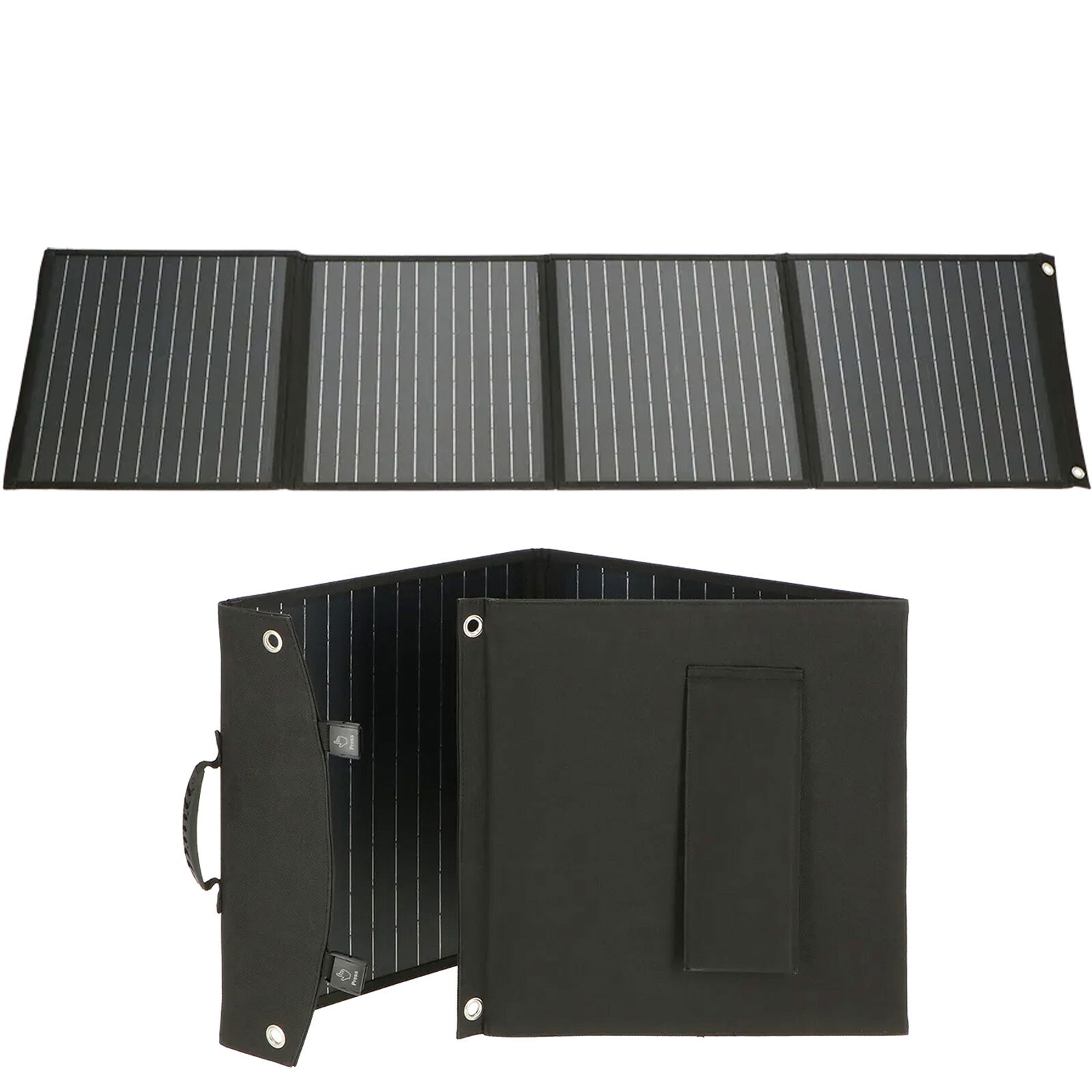 MESTIC Solarpanel Solarmodul MSFO-200 Camping Outdoor Tragbar Faltbar PERC 200 W | 08712757483570