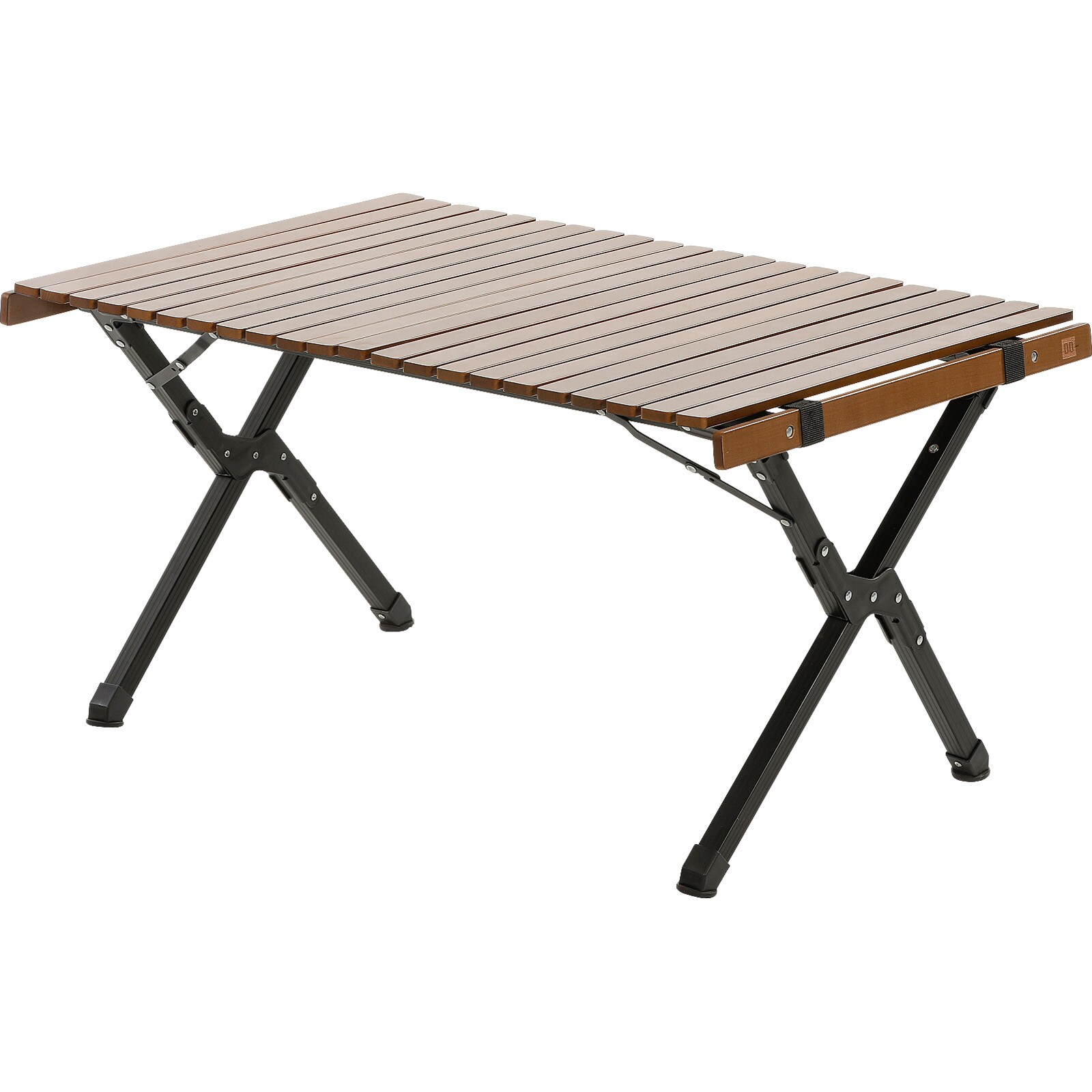 TRAVELLIFE Rolltisch Iver Campingtisch Lamellen Camping Klapptisch Holz 90×60 cm | 08712757479665