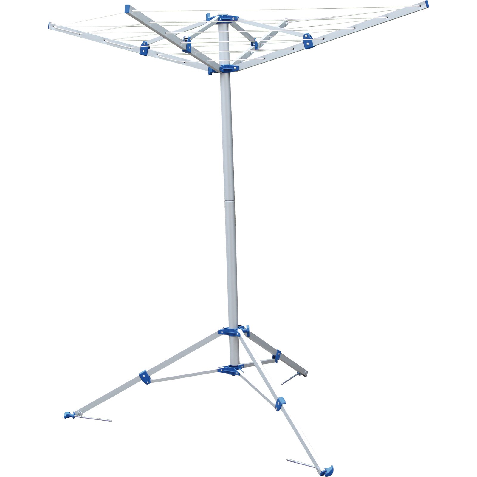 TRAVELLIFE Camping W&auml;schespinne W&auml;schest&auml;nder W&auml;sche Trockner Outdoor Aluminium - Bild 1