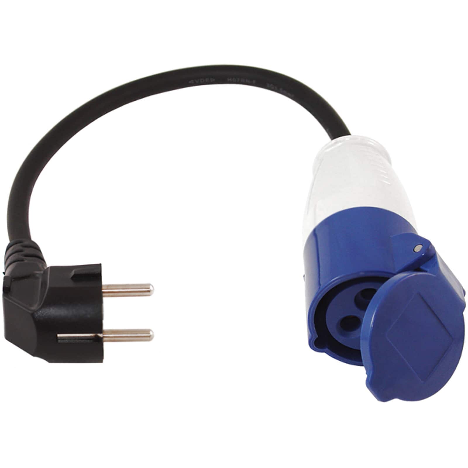 GIMEG Camping Adapterkabel Frankreich CEE Adapter Kupplung Strom Kabel S&uuml;deuropa - Bild 1