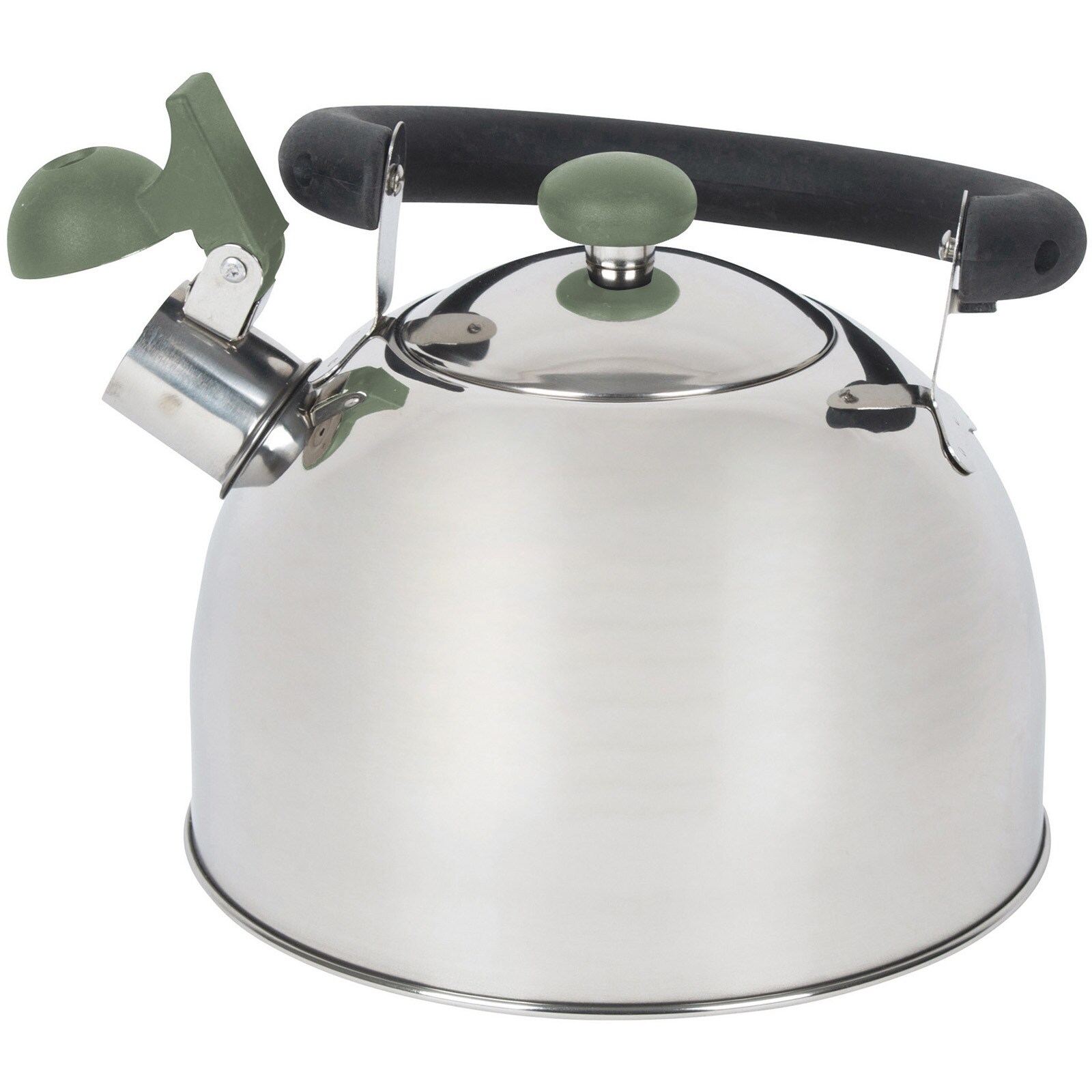 BO-CAMP Camping Wasserkocher Trend 2 Flötenkessel Teekessel Edelstahl 2,5 L | 08712013020501