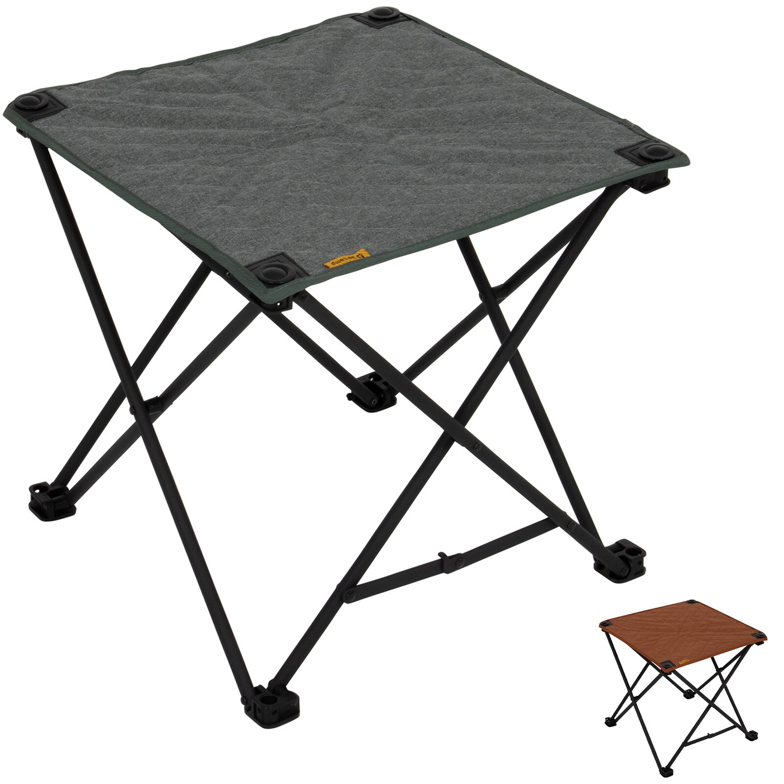 BO-CAMP Campinghocker Klapphocker Mentone Mini Trekking Falthocker Leicht 70 kg Farbe: Grün | 08712013673127