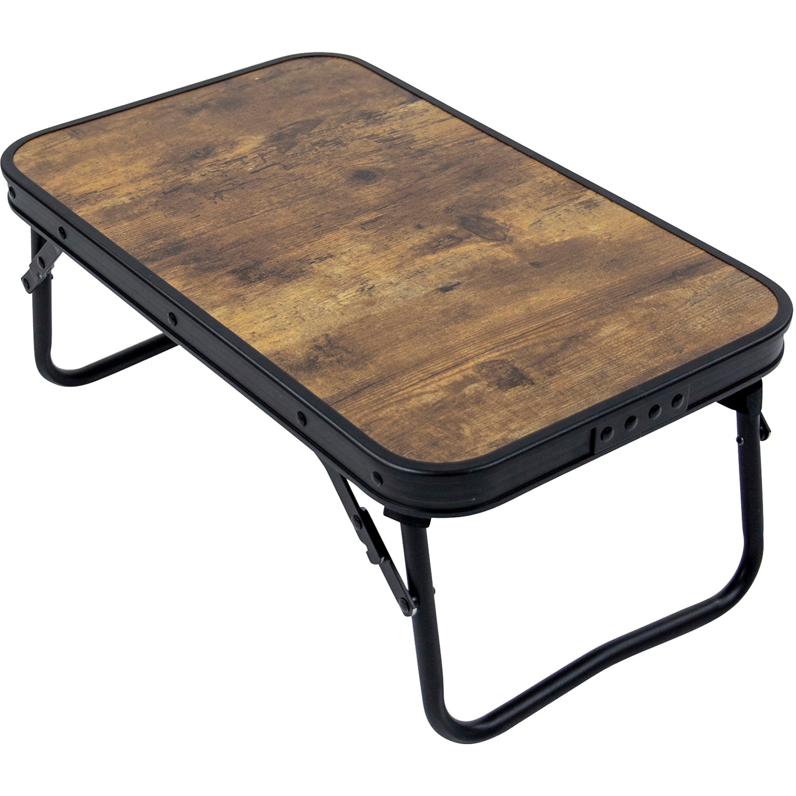 BO-CAMP Mini Campingtisch Culver Klapptisch Beistelltisch Kompakt Leicht Holz - Bild 1