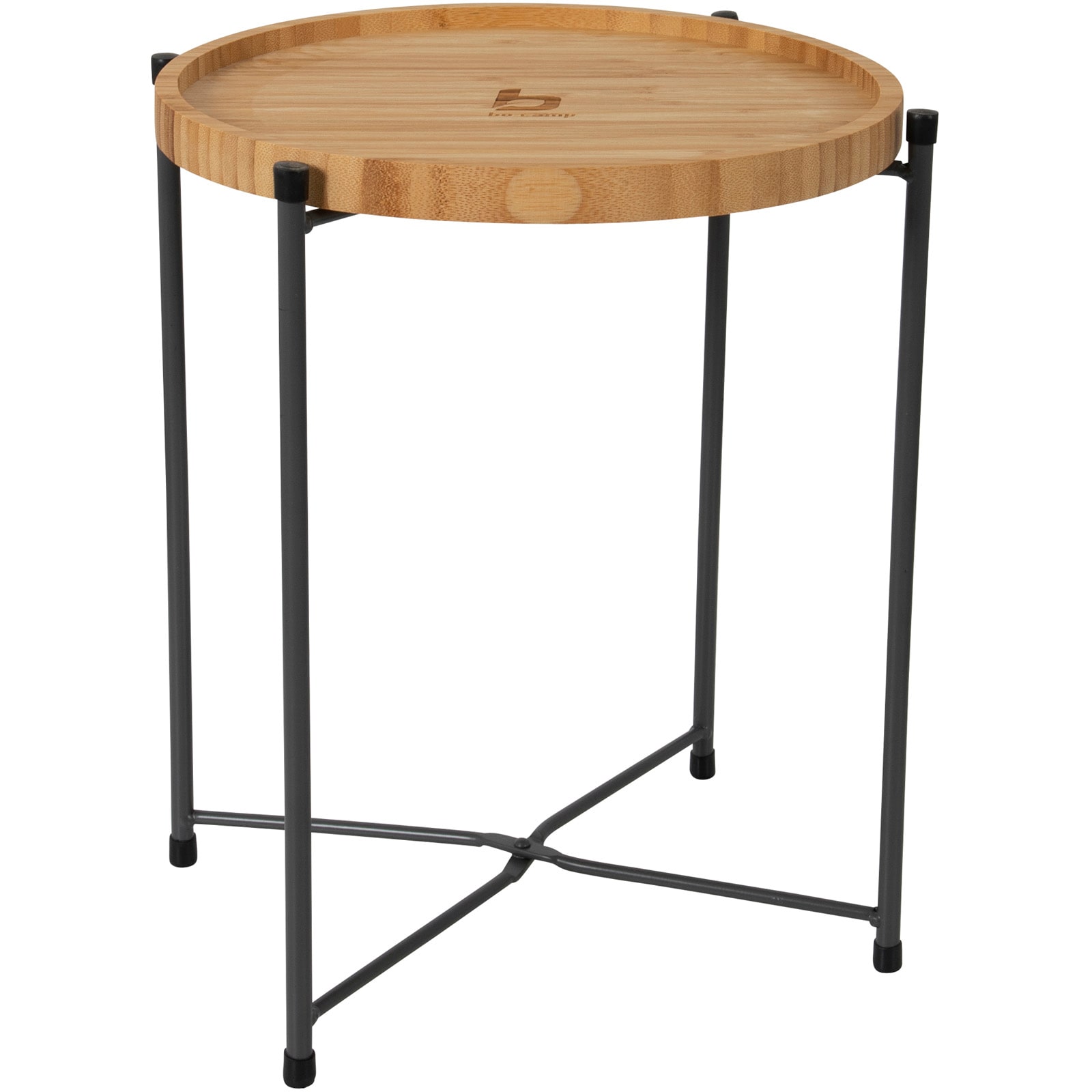 BO-CAMP Campingtisch Beistelltisch Carnaby M Tablett BBQ Klapptisch Bambus Holz - Bild 1