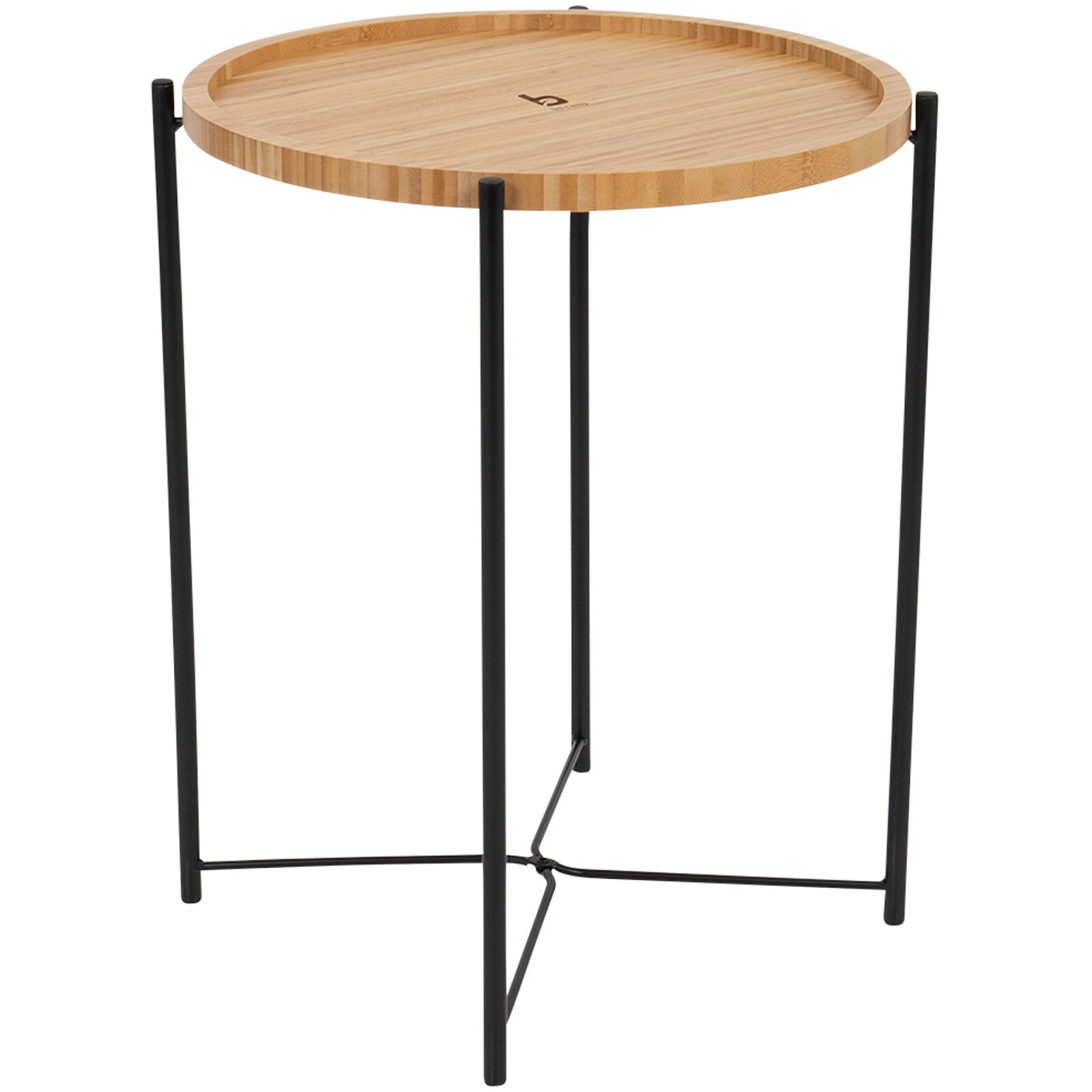BO-CAMP Campingtisch Beistelltisch Carnaby L Tablett BBQ Klapptisch Bambus Holz - Bild 1