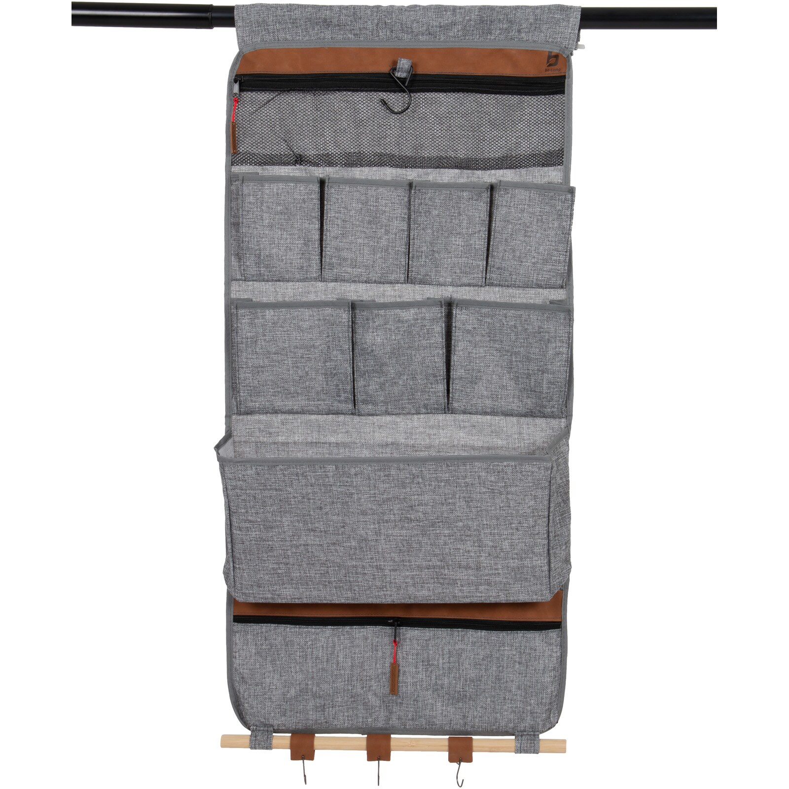 BO-CAMP H&auml;ngeregal Organizer Mathew 11-Fach Zelt T&uuml;r Regal Camping Aufbewahrung - Bild 1