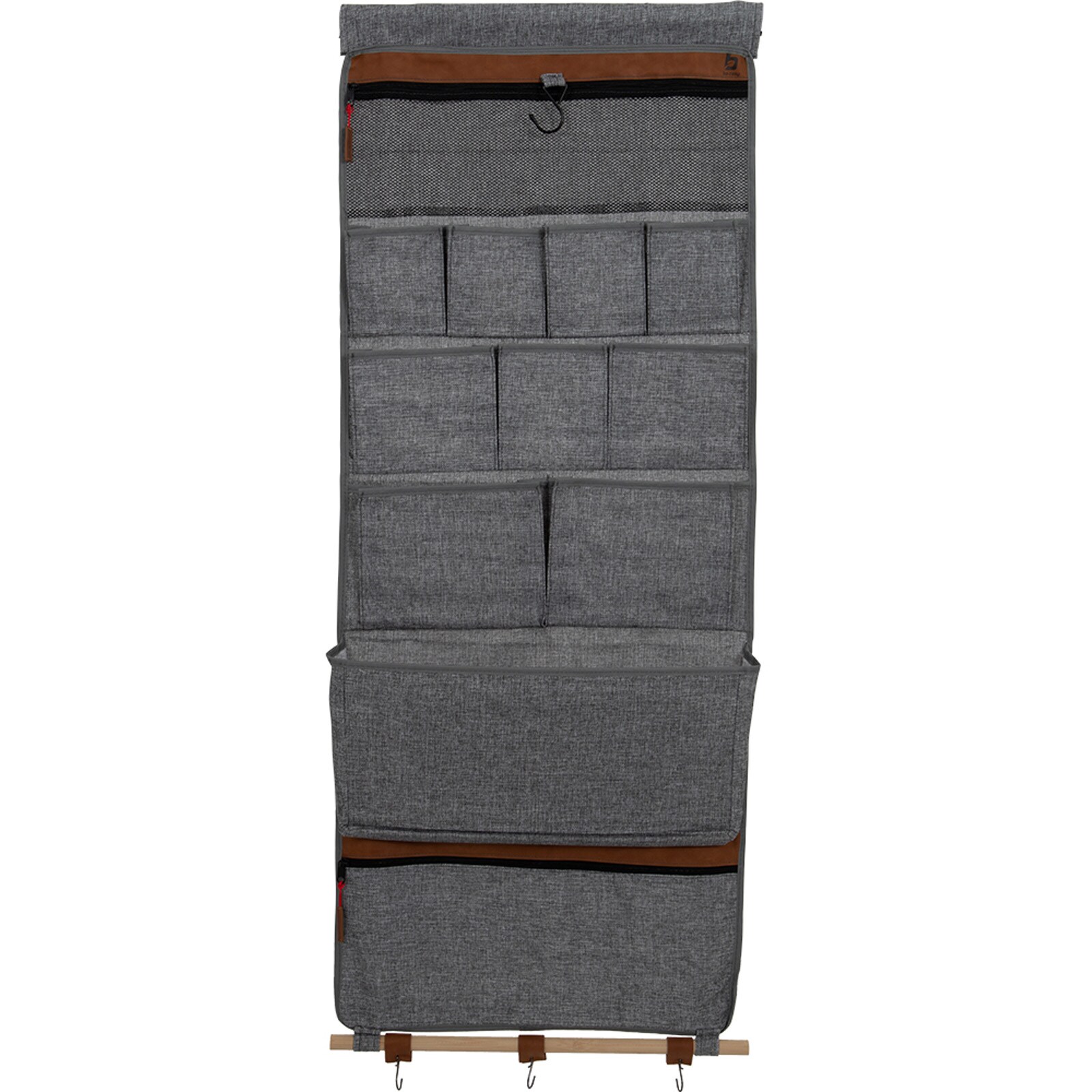 BO-CAMP H&auml;ngeregal Organizer Mathew 14-Fach Zelt T&uuml;r Regal Camping Aufbewahrung - Bild 1