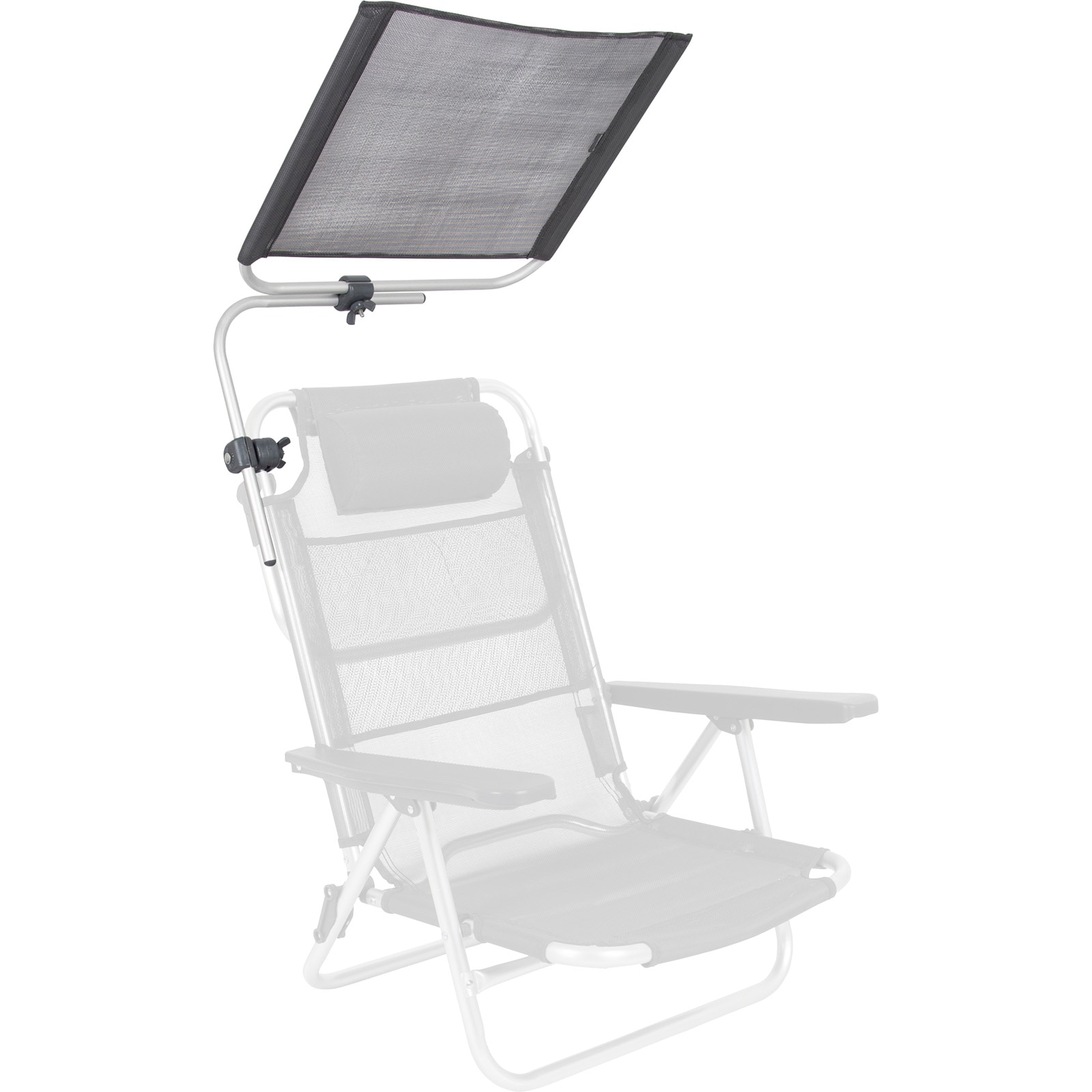 BO-CAMP Sonnenschirm F&uuml;r Campingstuhl Regenschirm Klappstuhl Strand Stuhl Schirm - Bild 1