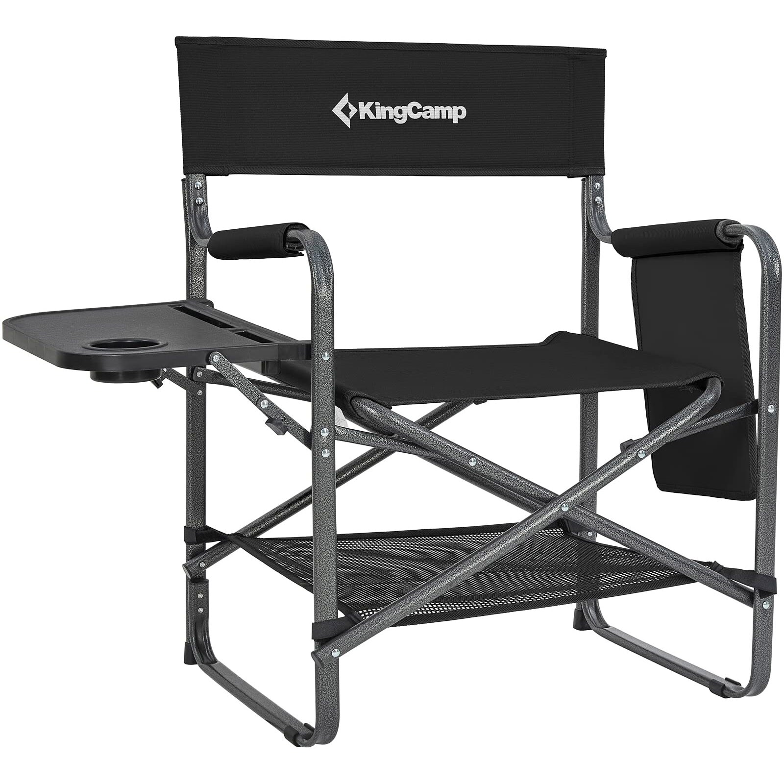 KINGCAMP Regie Stuhl Director Multi Camping Faltstuhl Klappstuhl Armlehne Tisch - Bild 1