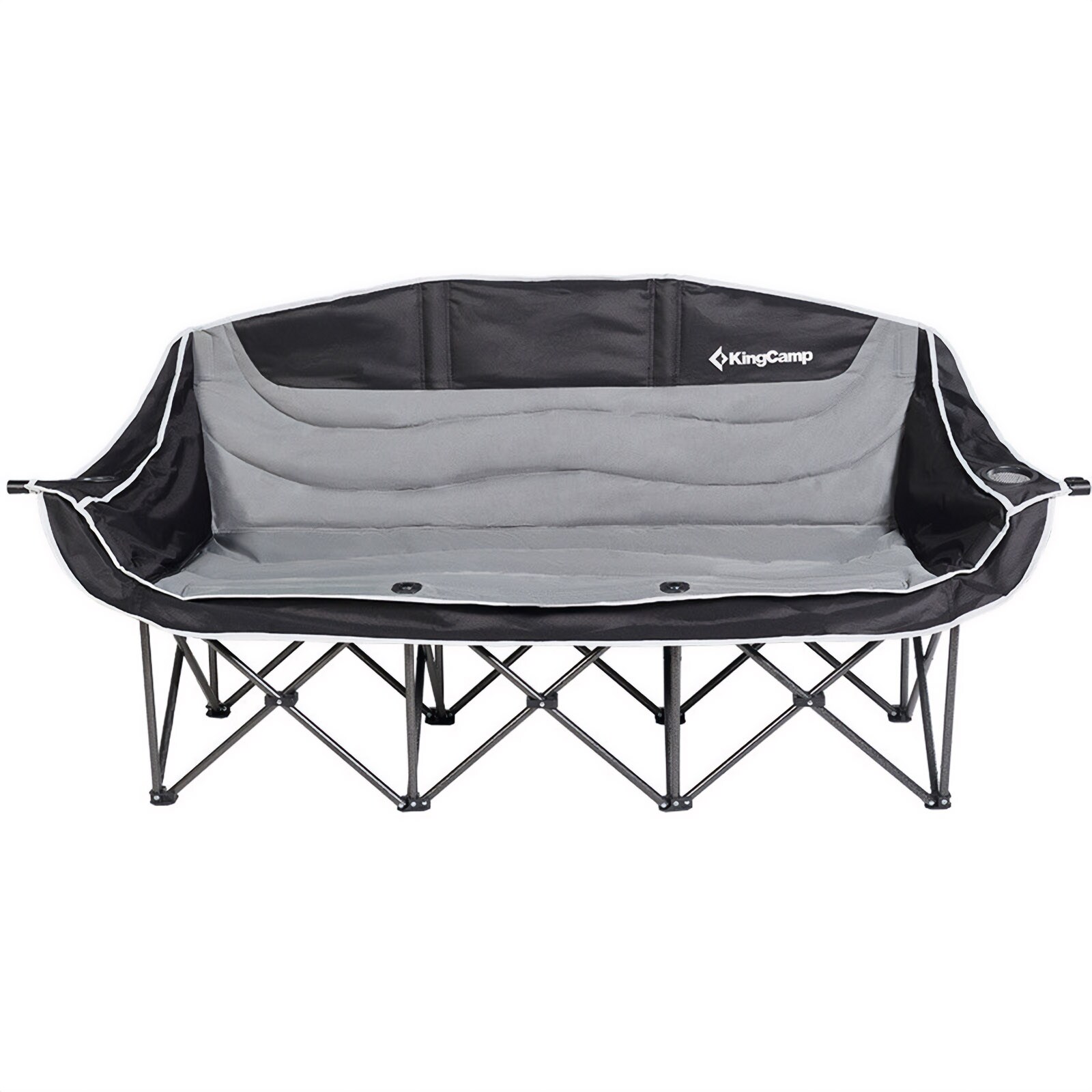 KINGCAMP Camping Sofa Triple Deluxe Lounge 3 Personen Klappstuhl Couch 270 kg - Bild 1