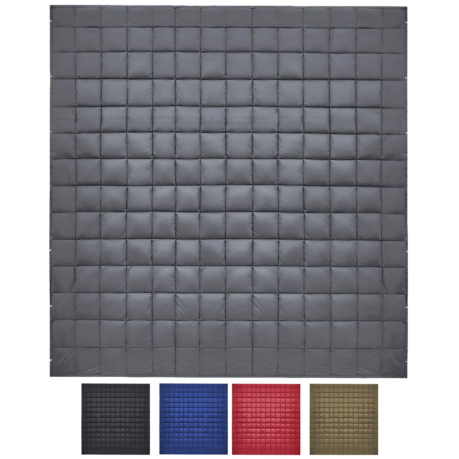 KINGCAMP Camping Decke Smart 1100 Picknick Strand Matte Park Decke Leicht Reise Farbe: wine red | 06936876844629