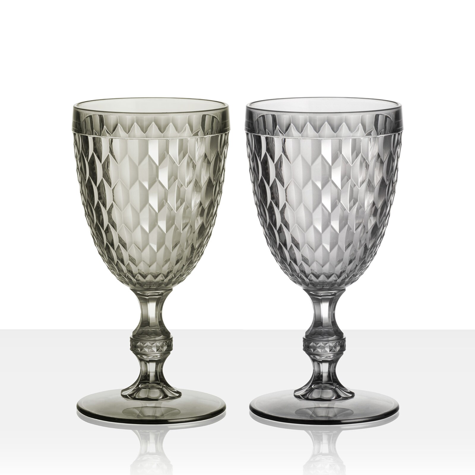 BRUNNER Weingl&auml;ser Set Coralux Camping Reise Rotwein Wein Outdoor Glas 400 ml Farbe: Gr&uuml;n - Bild 1